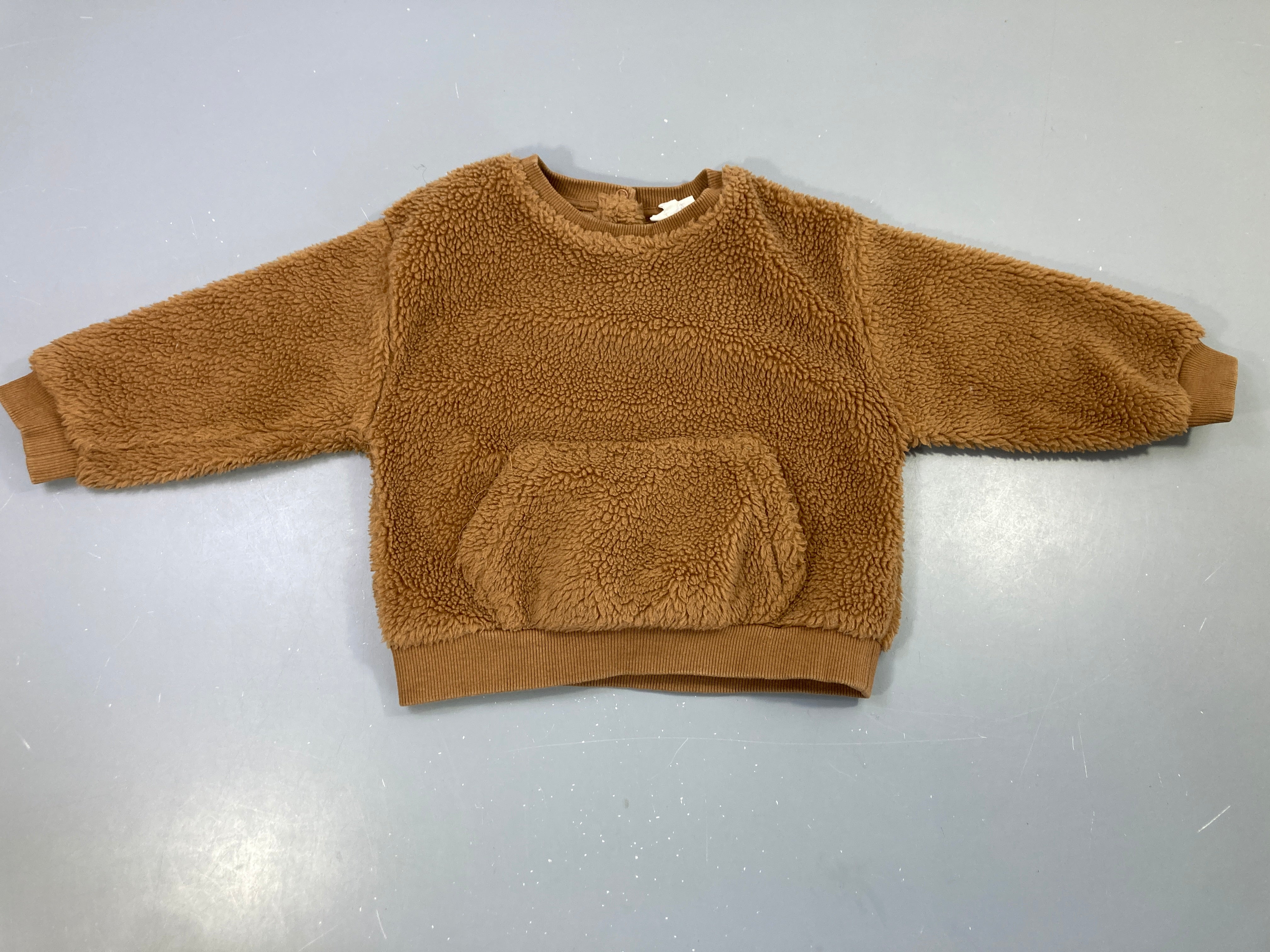 Pull teddy brun