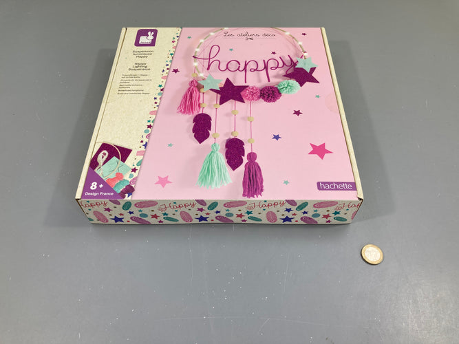 Suspension lumineuse happy, +8a, moins cher chez Petit Kiwi