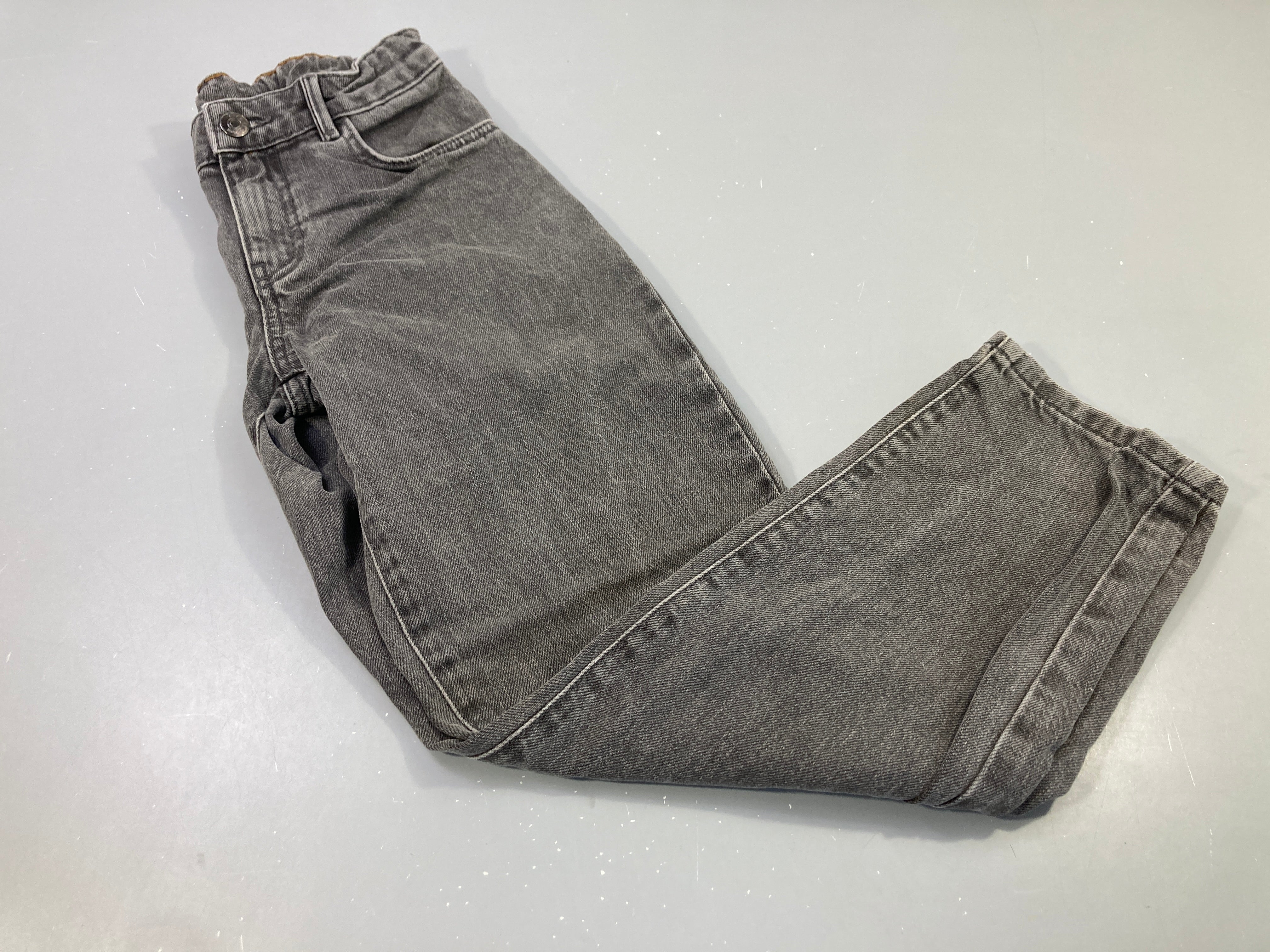 Pantalon denim gris