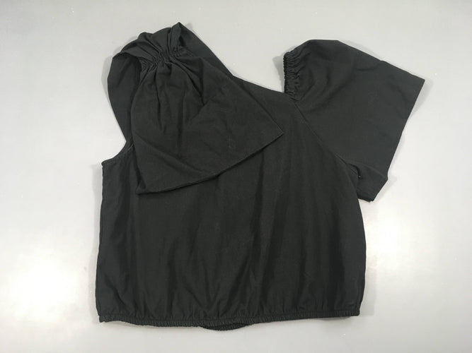 Blouse courte m.c noeud sur l'épaule, moins cher chez Petit Kiwi