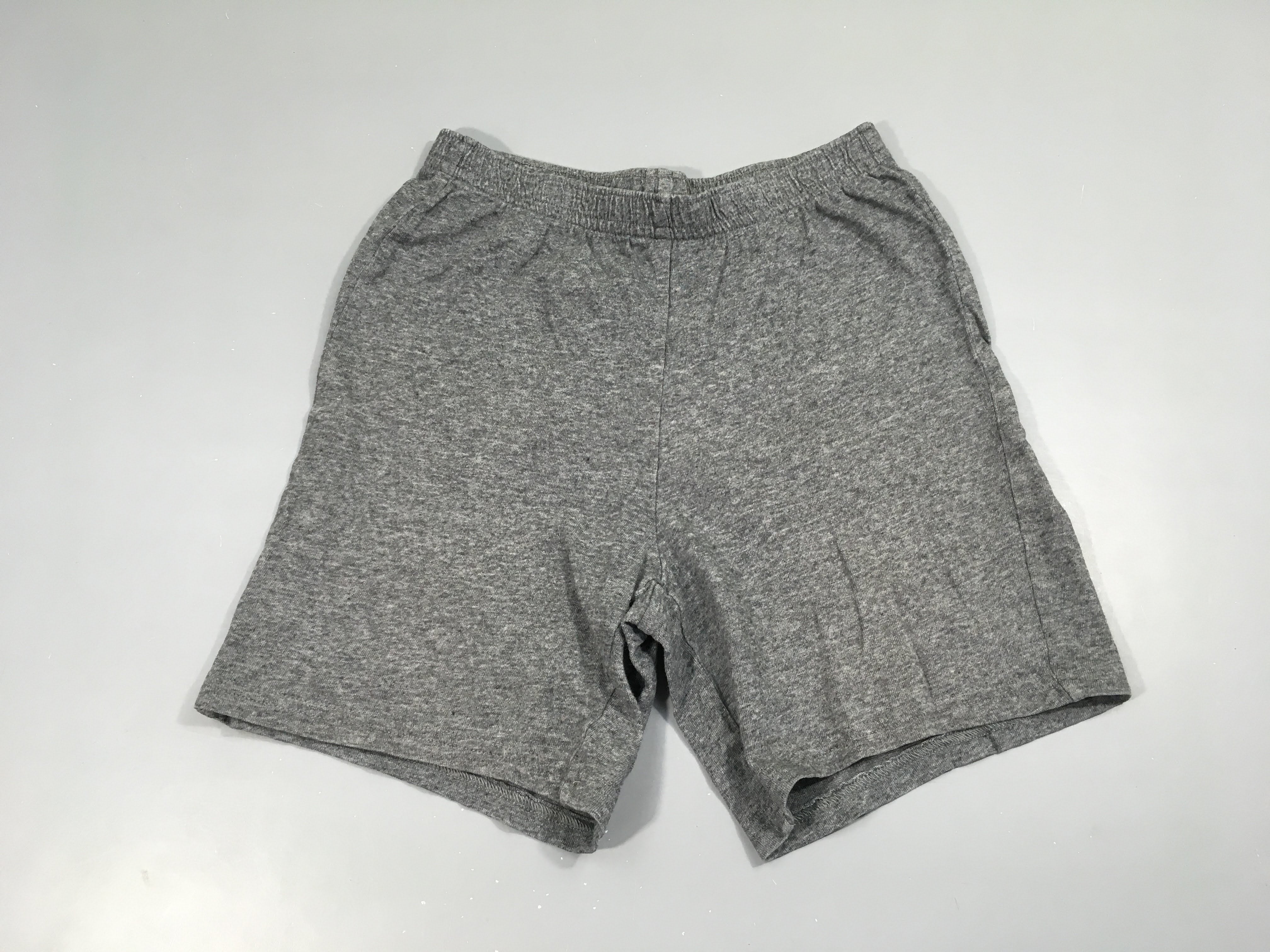 Short jersey gris chiné