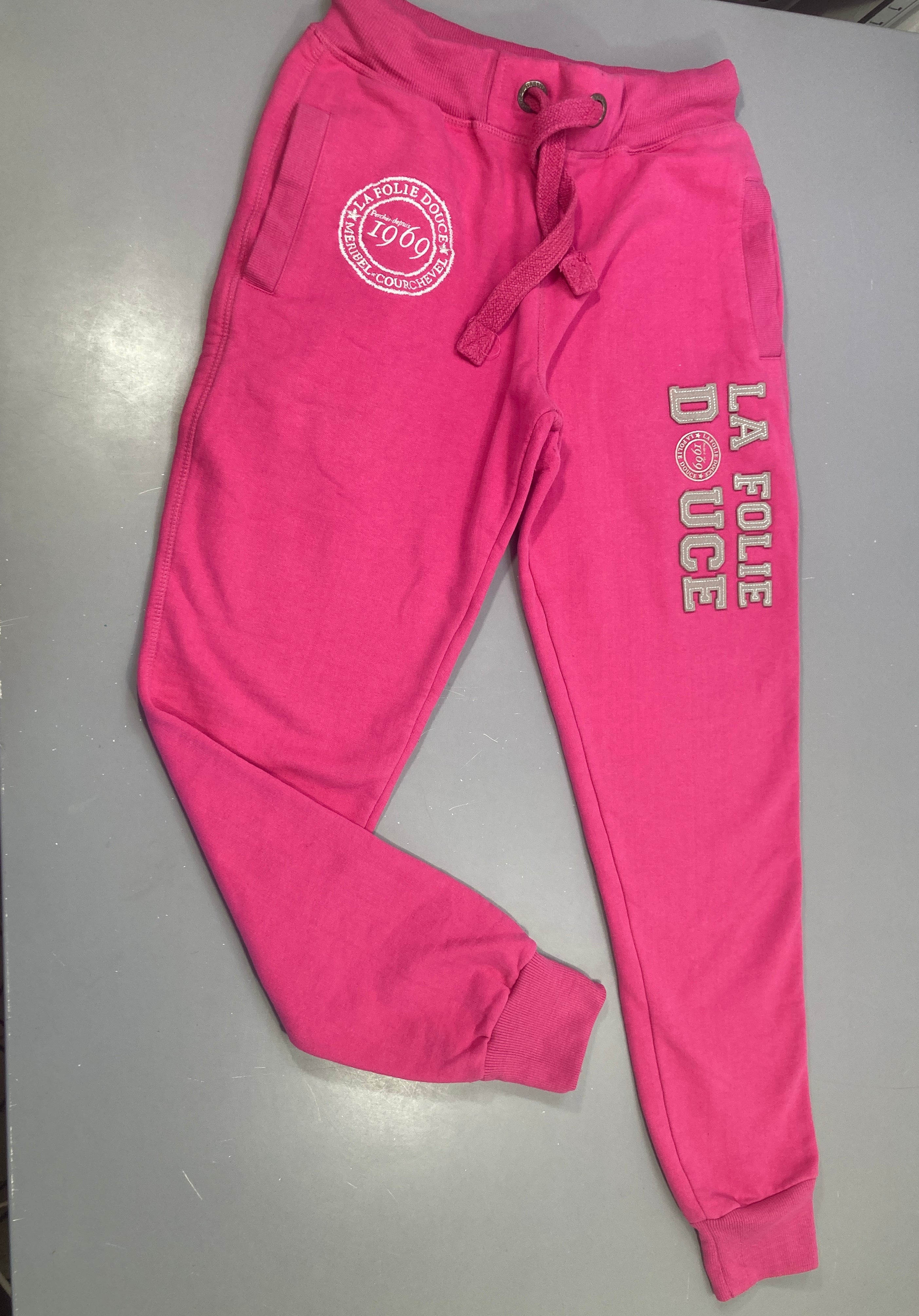 Pantalon molleton rose La folie Douce