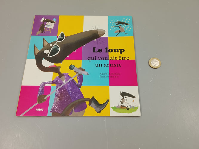 Le loup qui voulait être artiste, moins cher chez Petit Kiwi