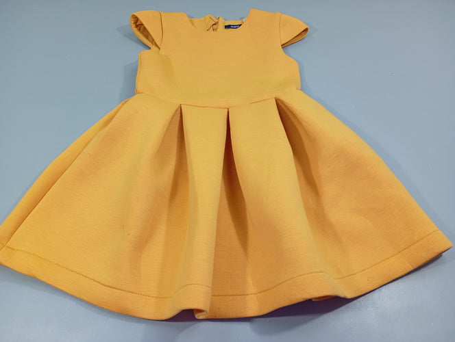 Robe m.c jaune moutarde, moins cher chez Petit Kiwi