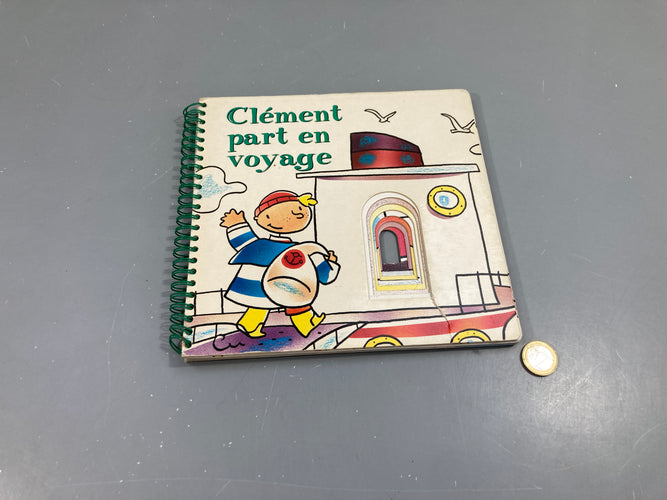 Clément part en voyage, couverture déchirée, editions Hemma, moins cher chez Petit Kiwi