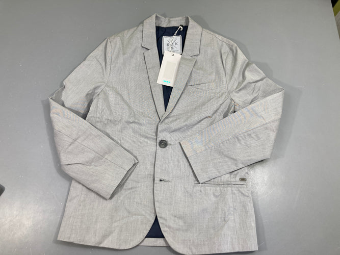 Blazer gris clair, NEUF, moins cher chez Petit Kiwi