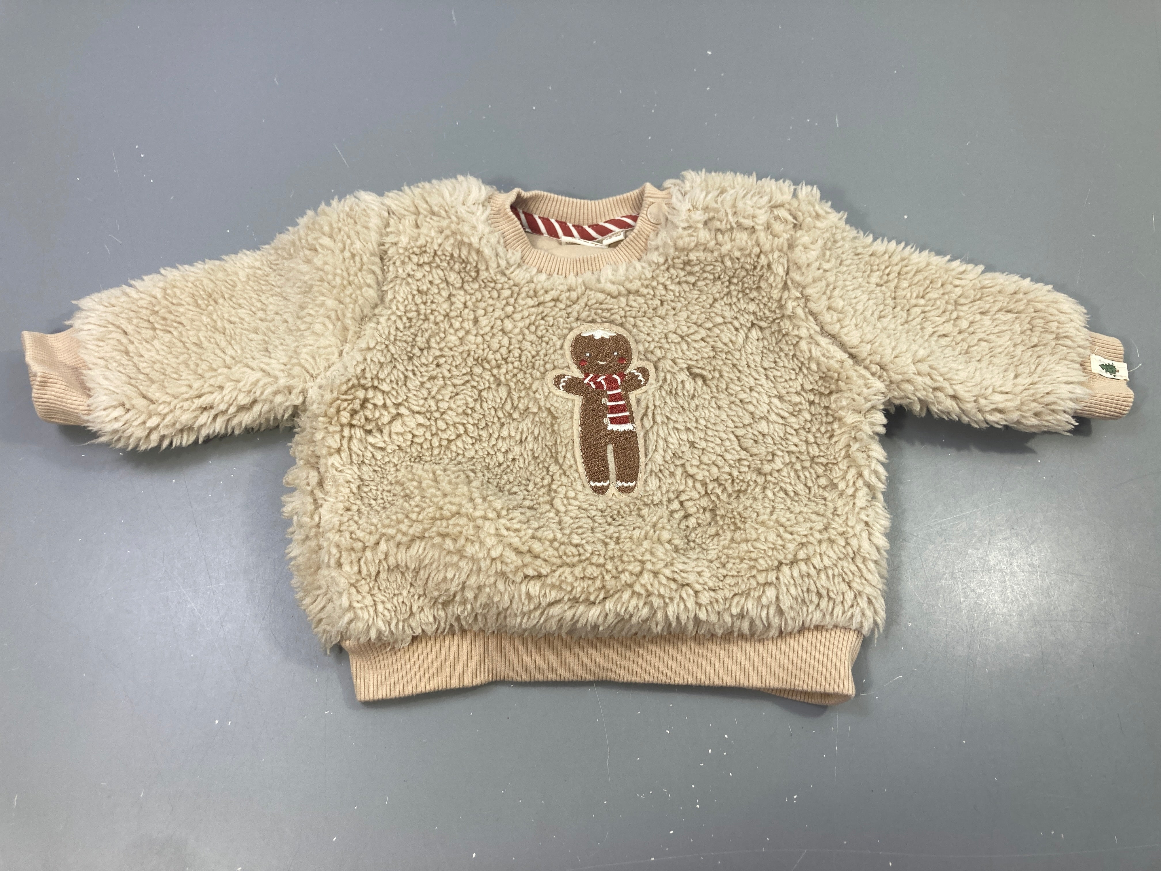 Pull ml sherpa beige P'tit Biscuit