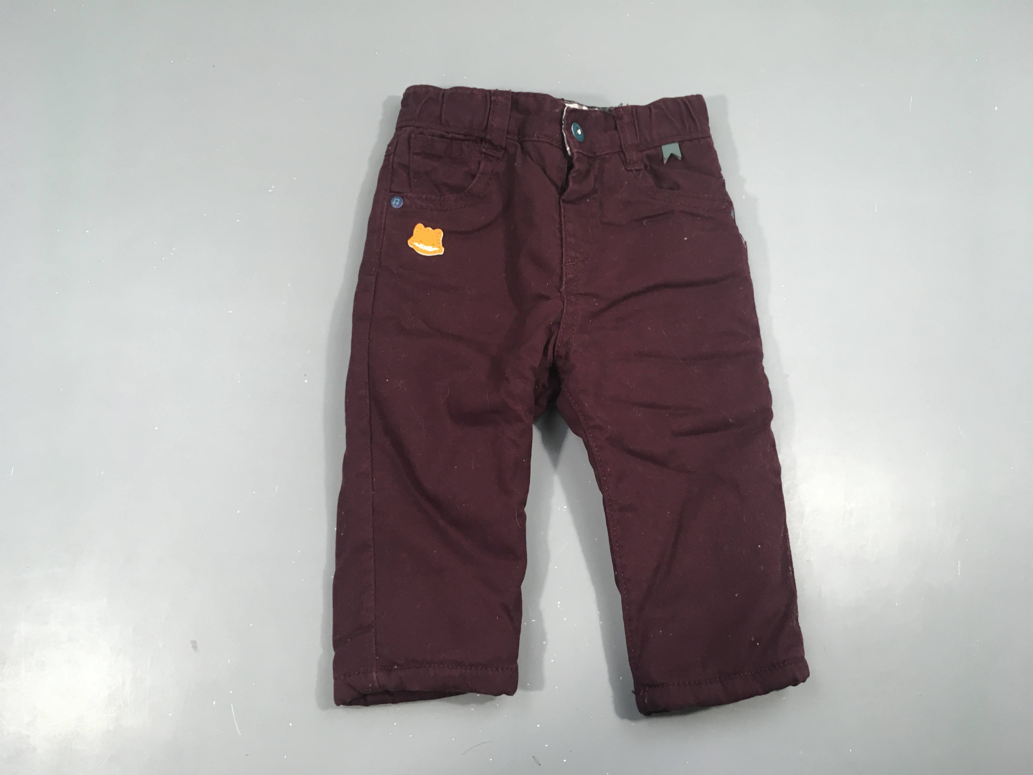 Pantalon violet doublé velours