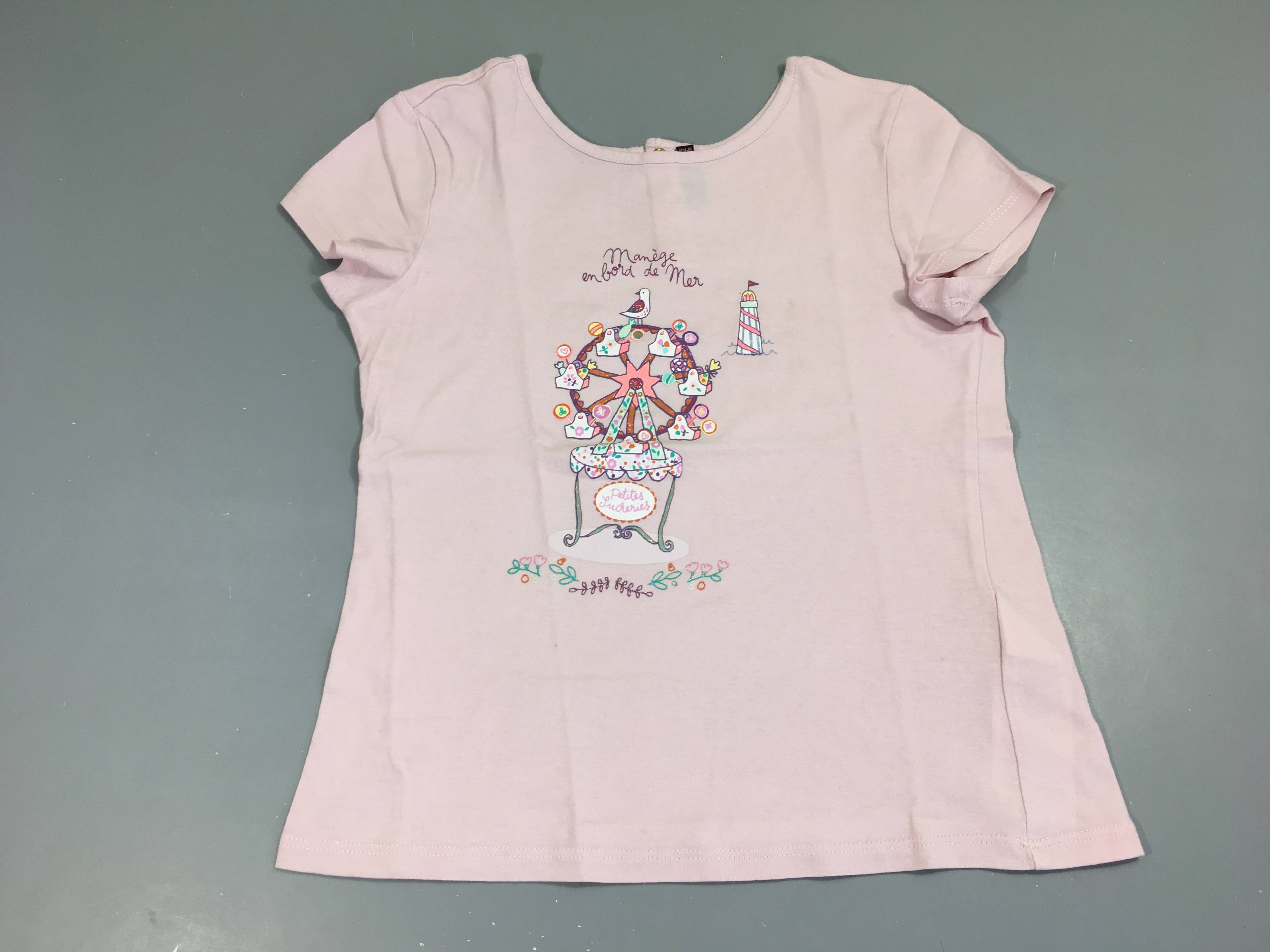T-shirt m.c rose manège