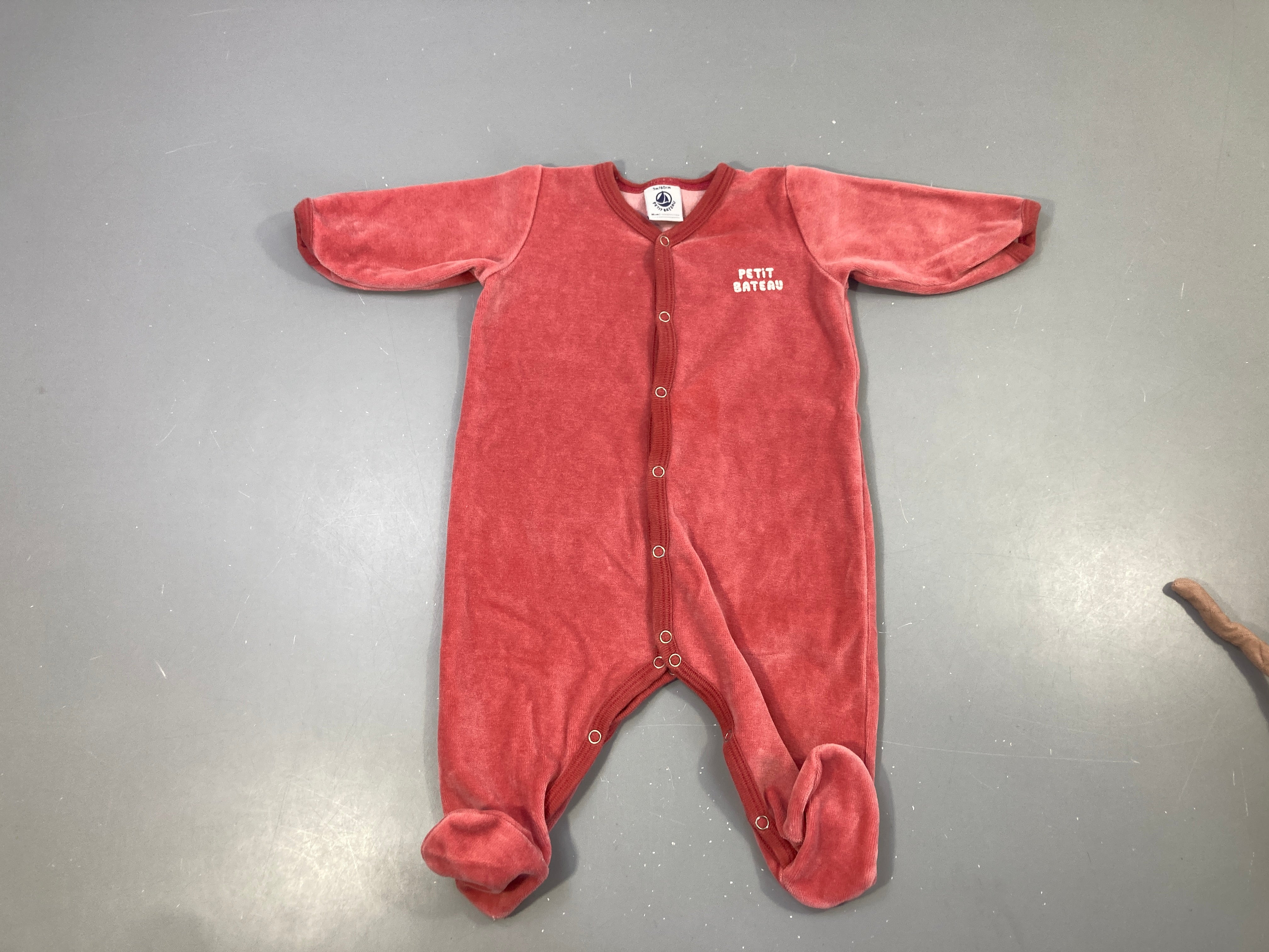 Pyjama rose velours