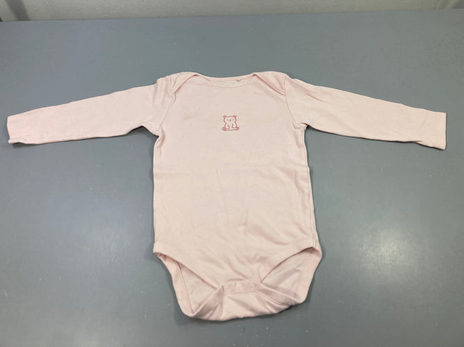 Body m.l rose ours (taille estimée), moins cher chez Petit Kiwi