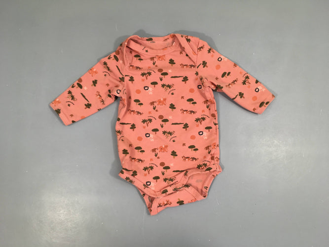 Body m.l rose jungle, moins cher chez Petit Kiwi