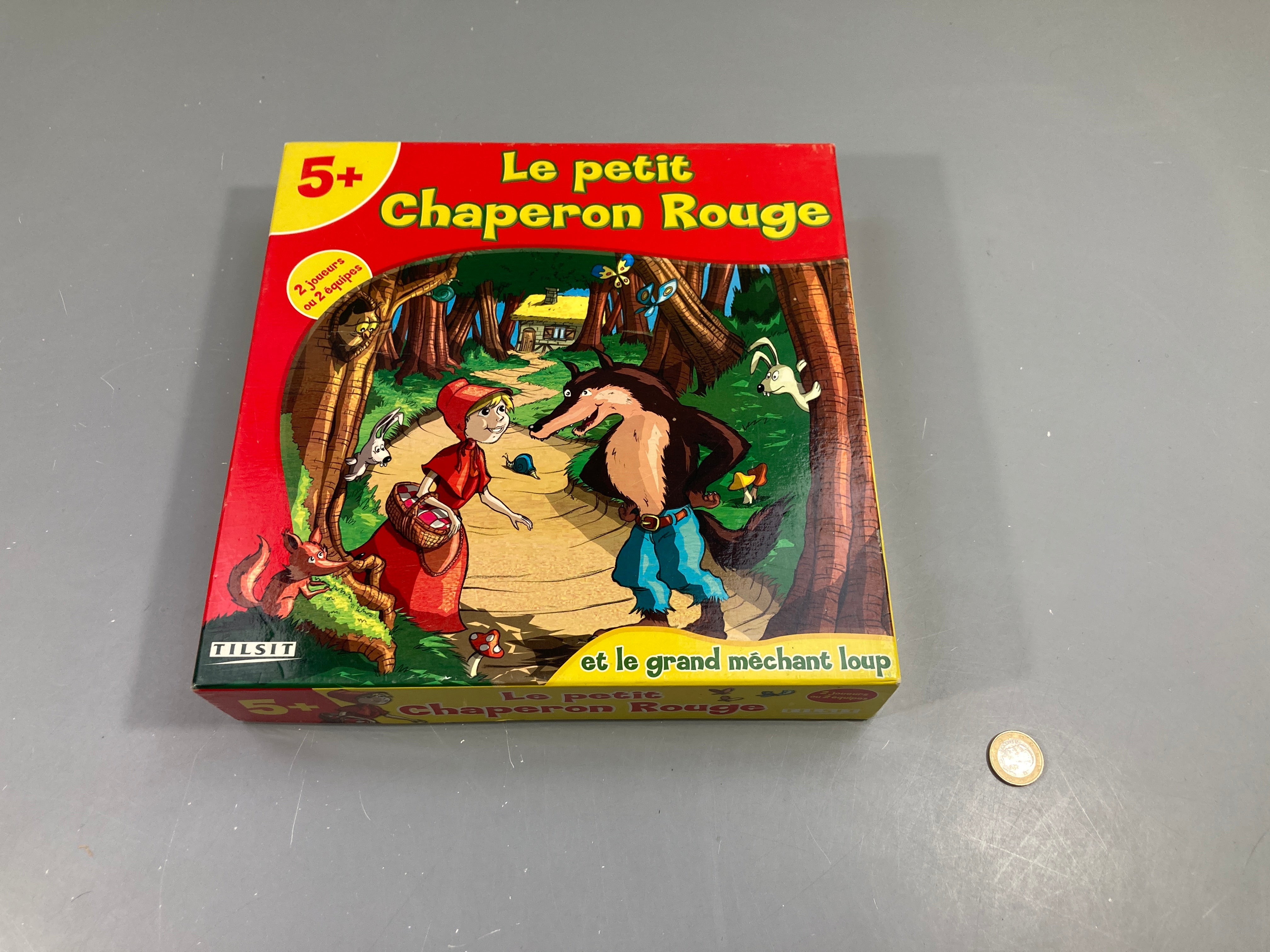 Le Petit Chaperon Rouge - Jeu de rapidité enfant, +5ans, complet