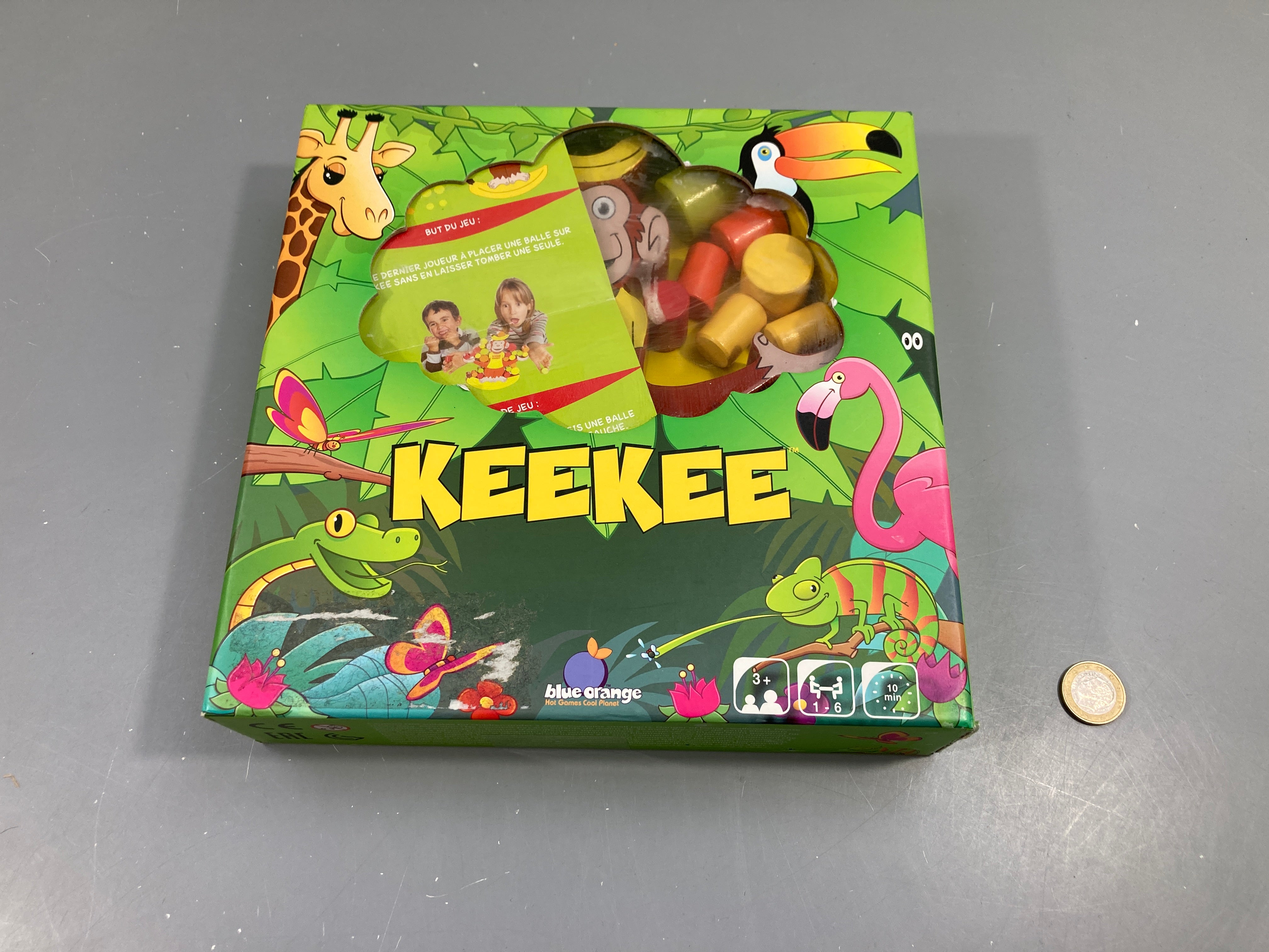 Jeu d'équilibre KeeKee The Rocking Monkey, +3a Blue Orange Games, manque 3 formes