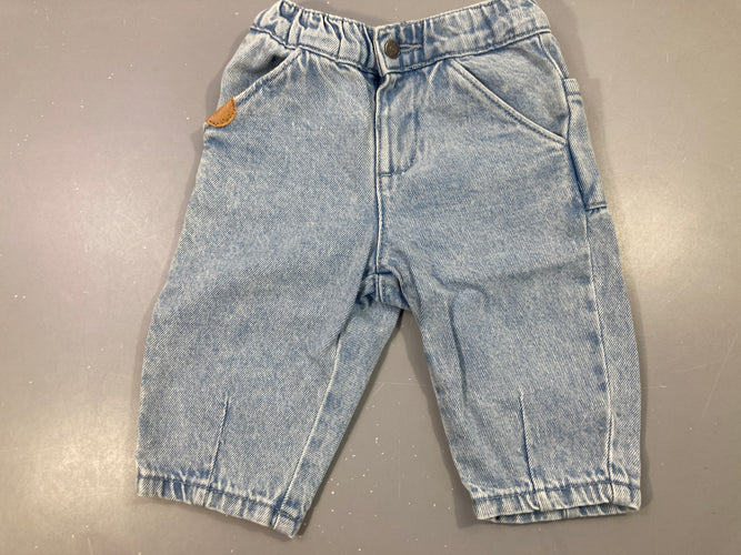 Jeans bleu délavé, moins cher chez Petit Kiwi