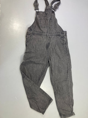 Salopette en jean gris foncé, moins cher chez Petit Kiwi