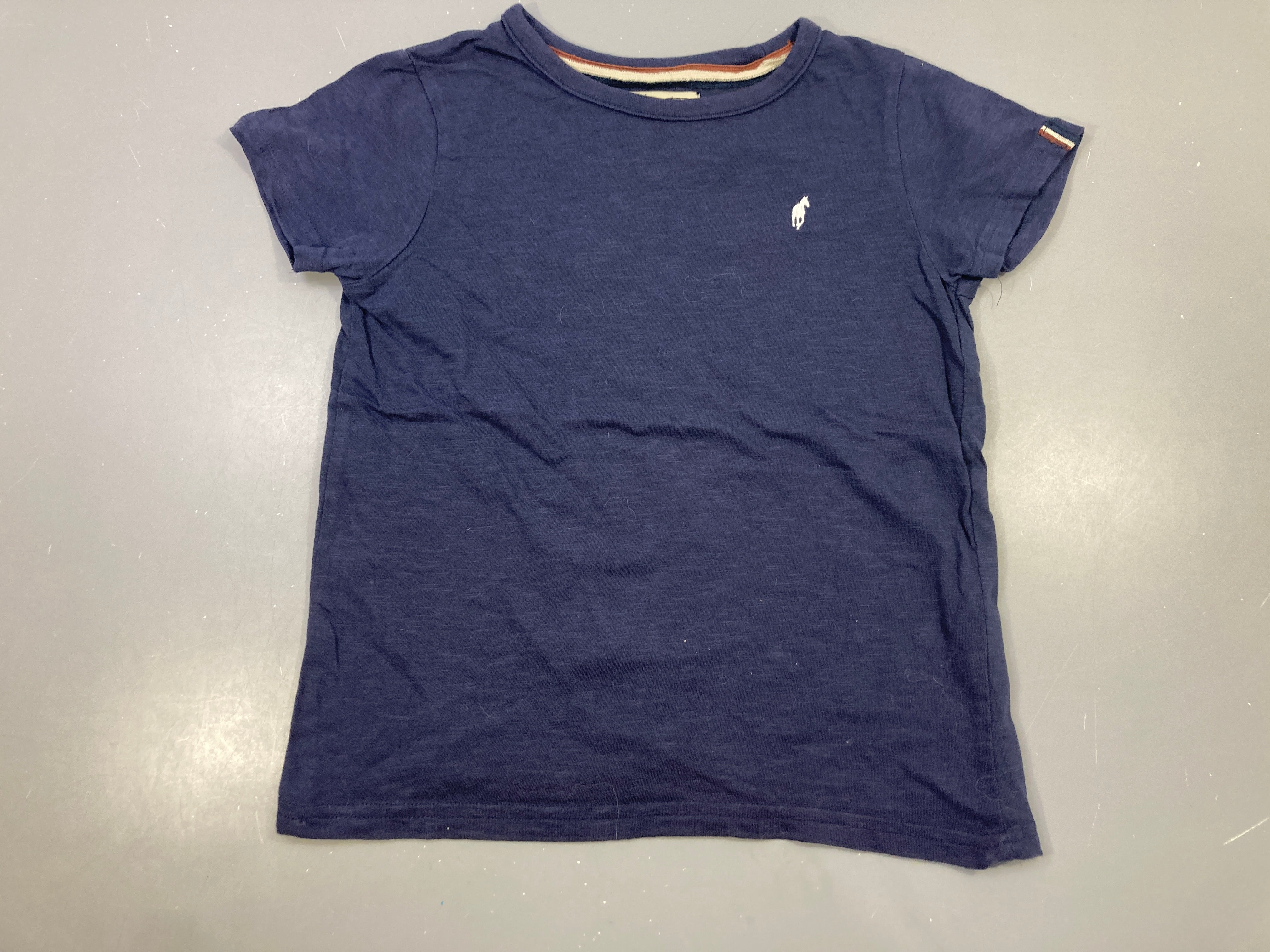 T-shirt m.c bleu foncé cheval