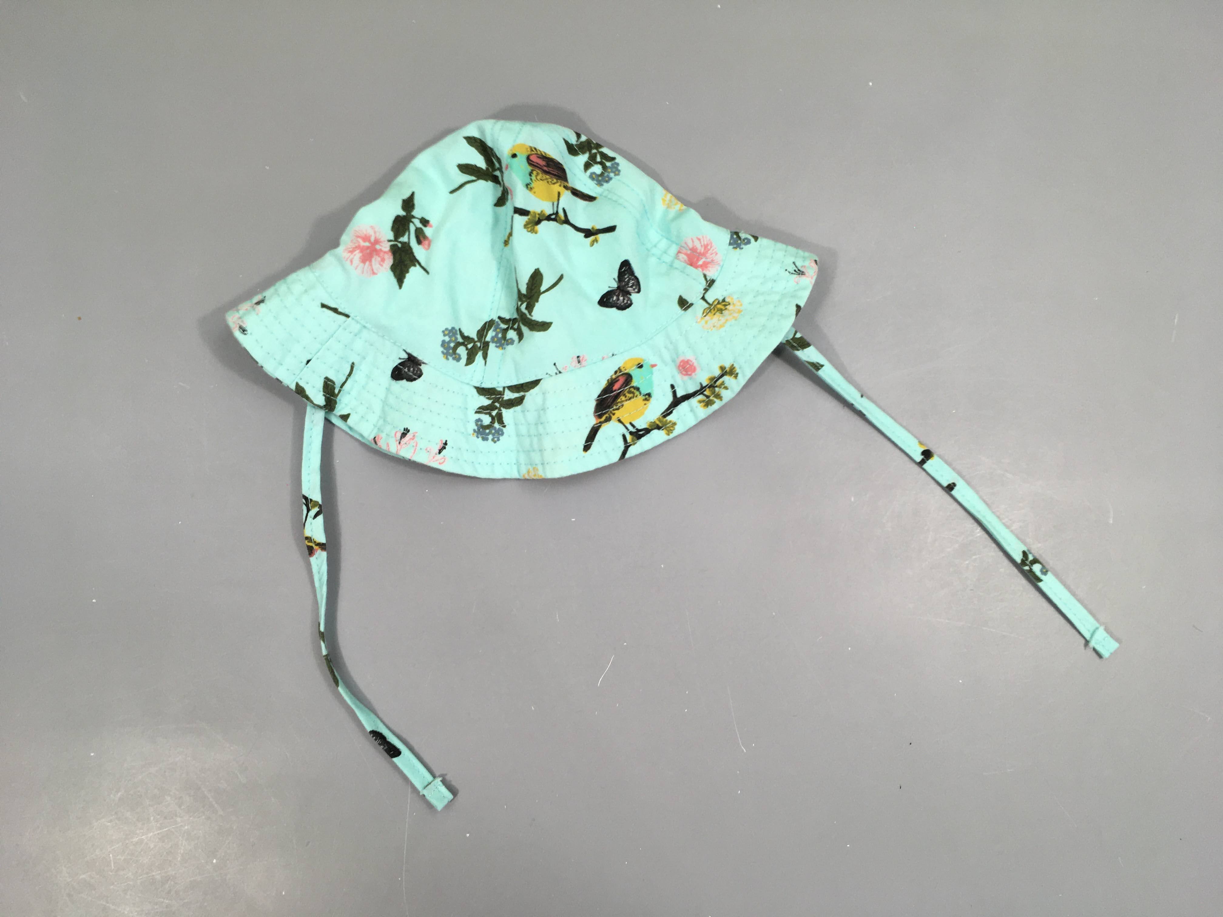Chapeau bleu papillons