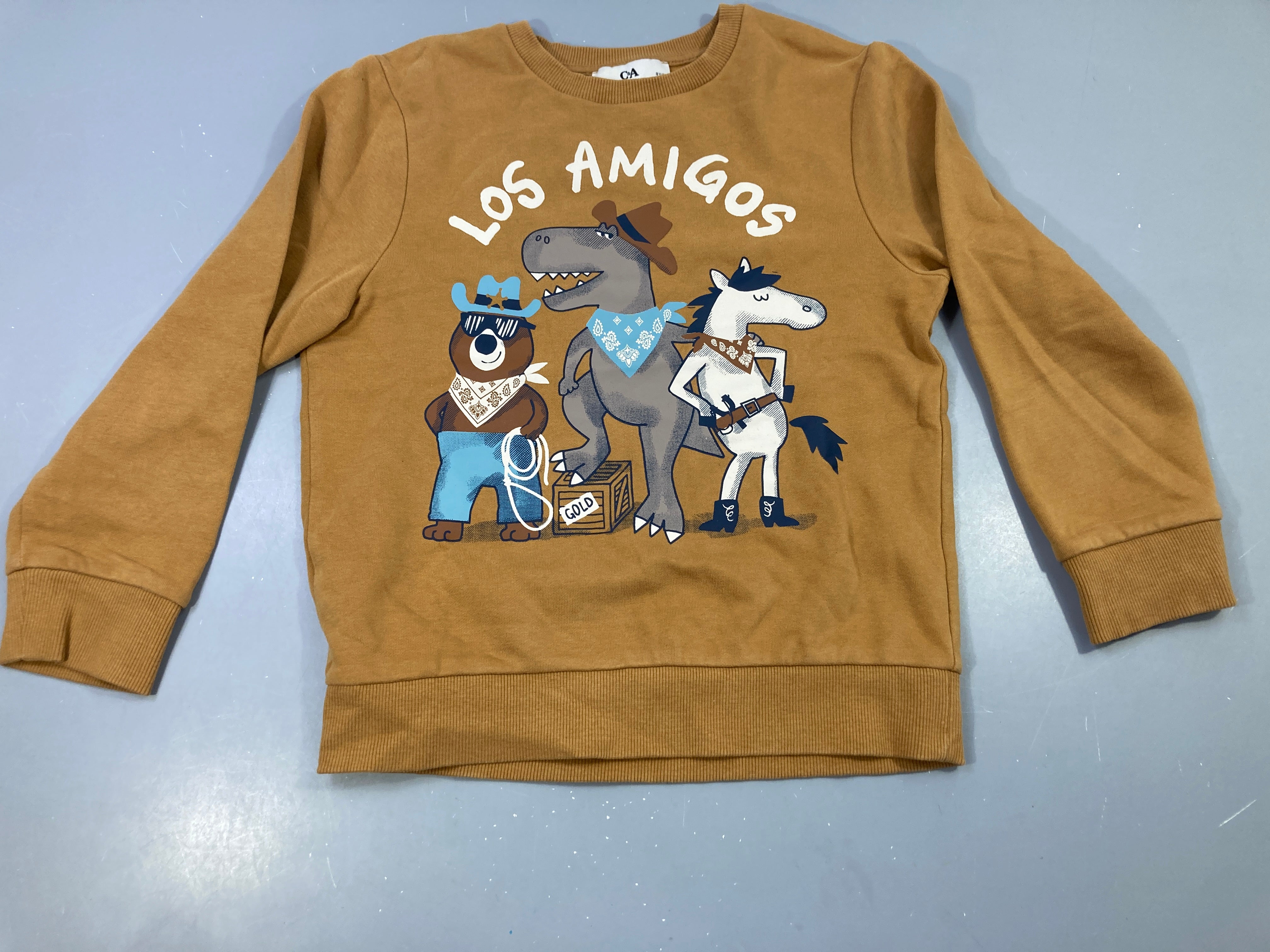 Sweat brun los amigos
