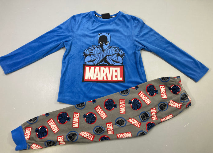 Pyjama 2pcs velours bleu black panther mà reversel, moins cher chez Petit Kiwi