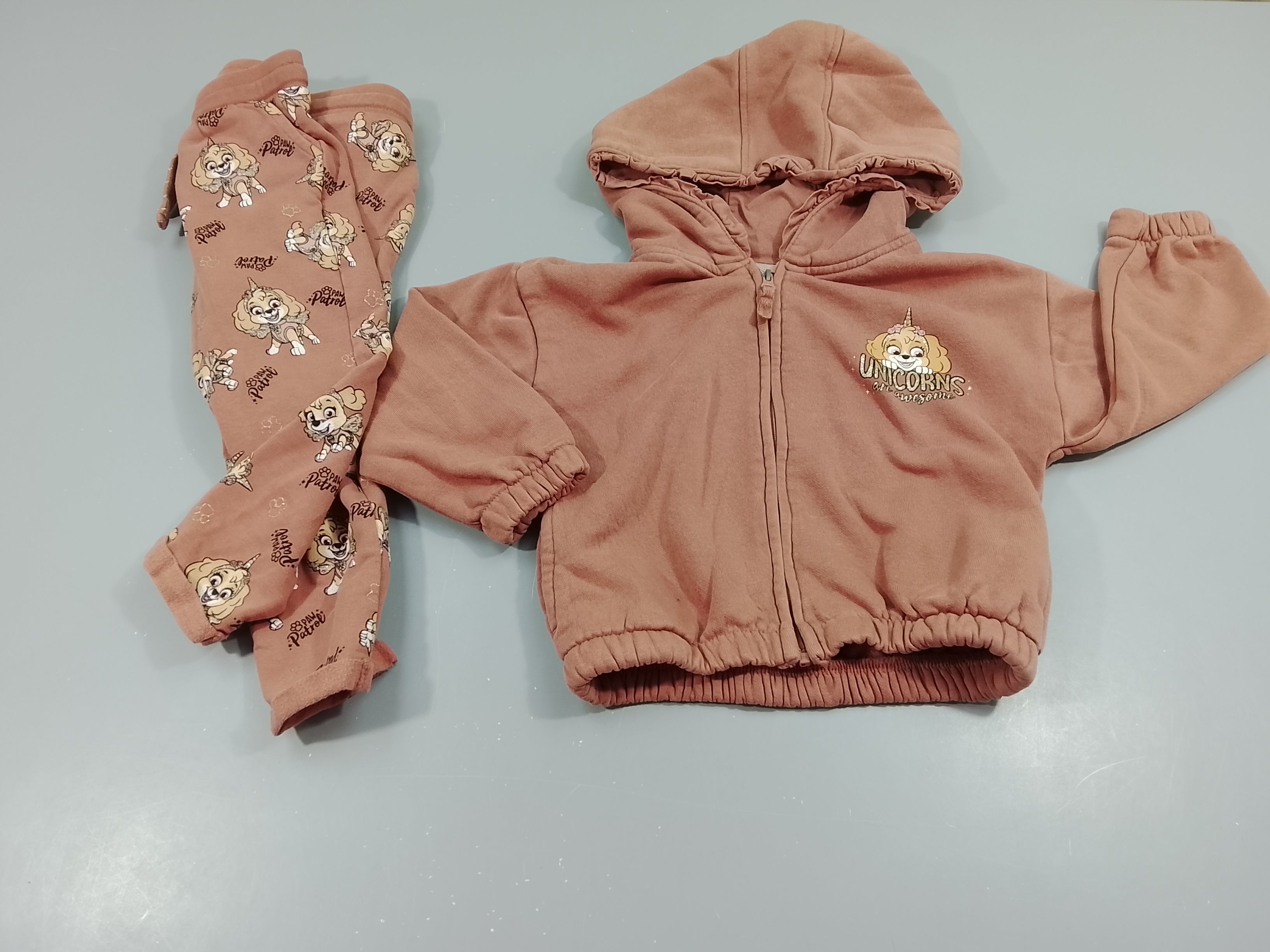 Ensemble jogging vieux rose Stella (Pat Patrouille) 