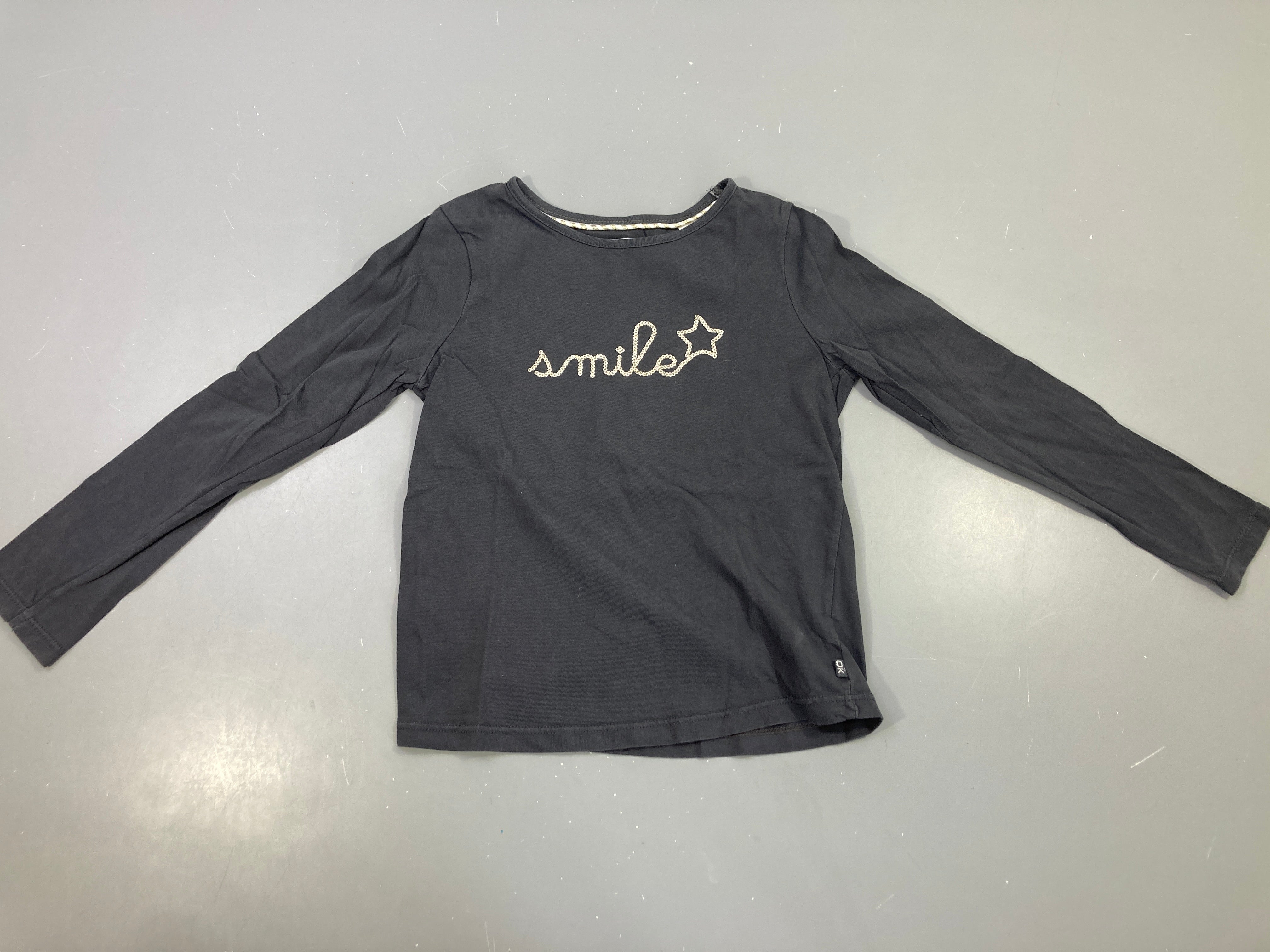 T-shirt ml gris s.mile étoile