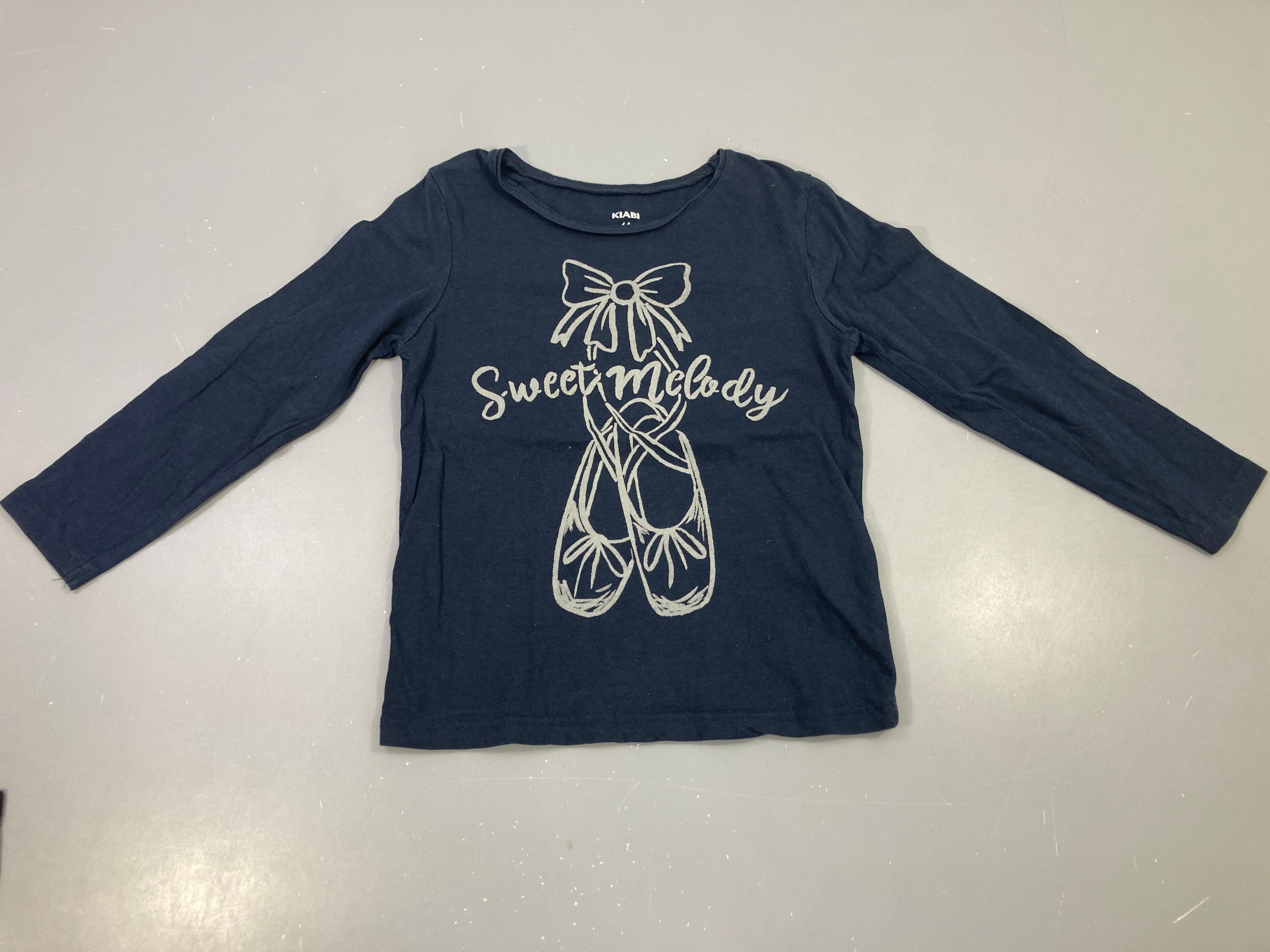 T-shirt ml marine Sweet Melody ballerines