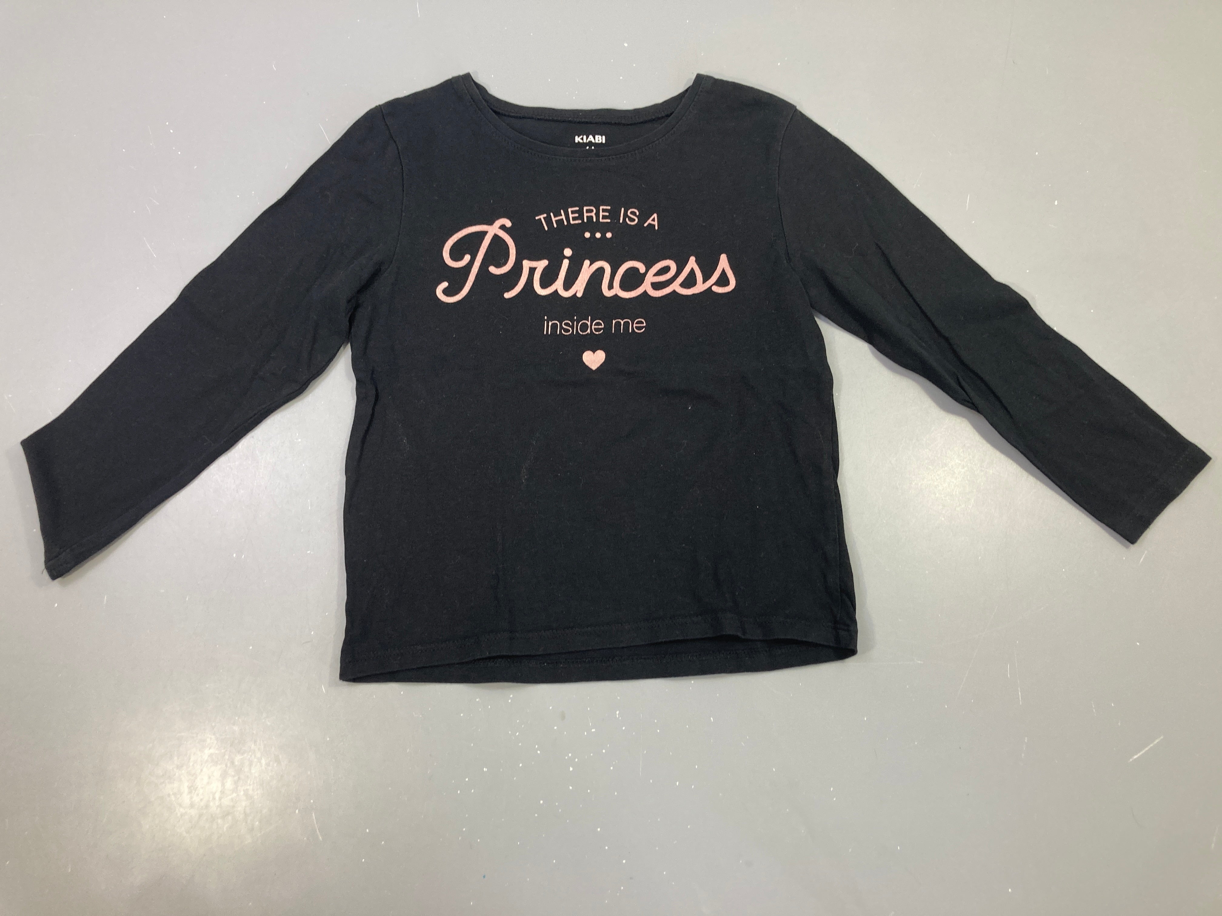 T-shirt ml noir There is a princess