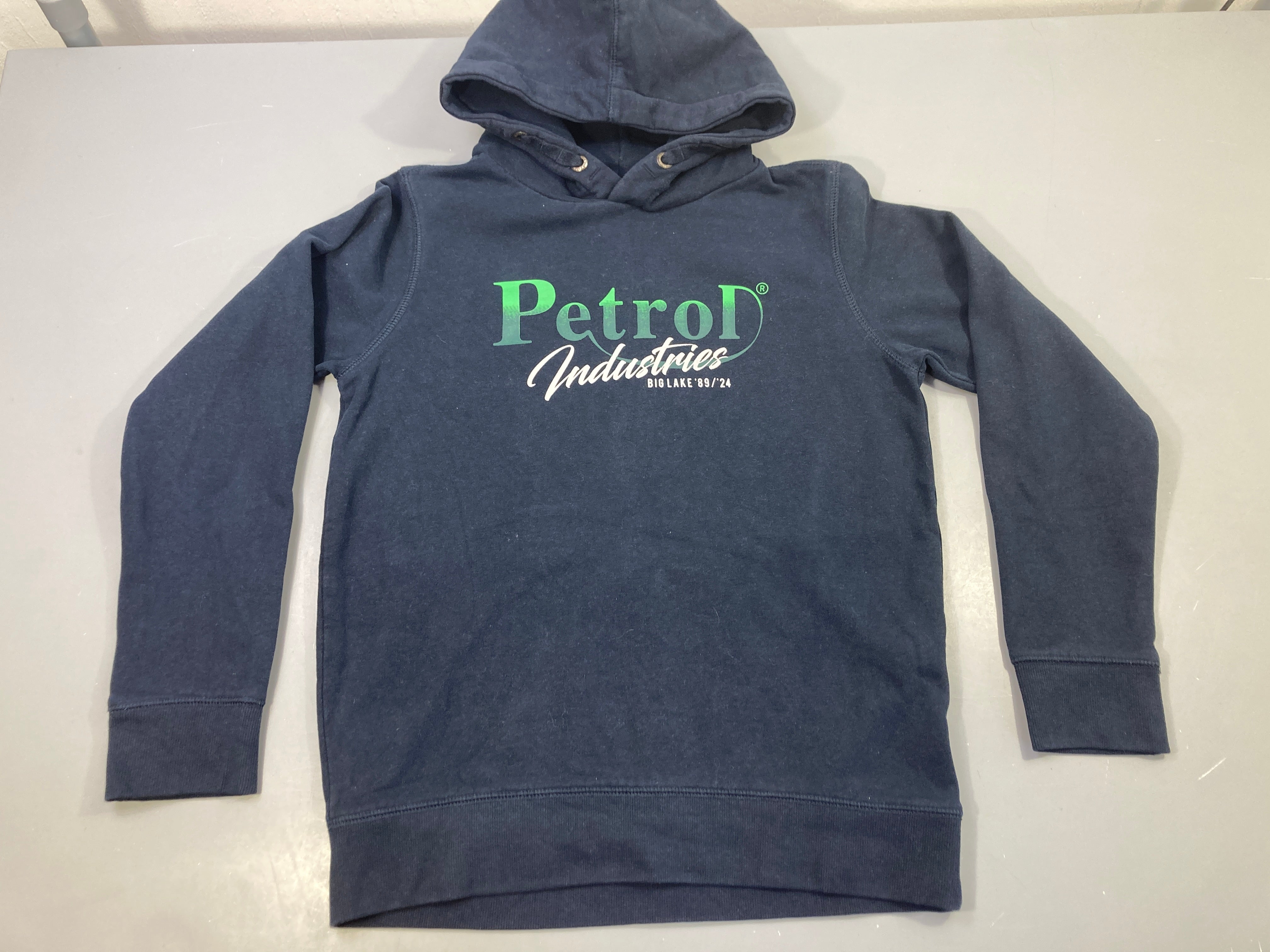Sweat à capuche bleu foncé Petrol