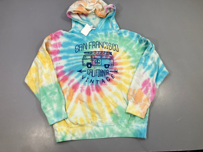 Sweat à capuche effet couleur San Fransisco, moins cher chez Petit Kiwi