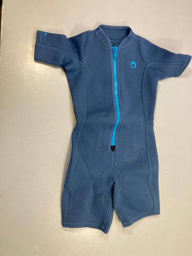 Combinaison néoprène 2mm bleu, moins cher chez Petit Kiwi