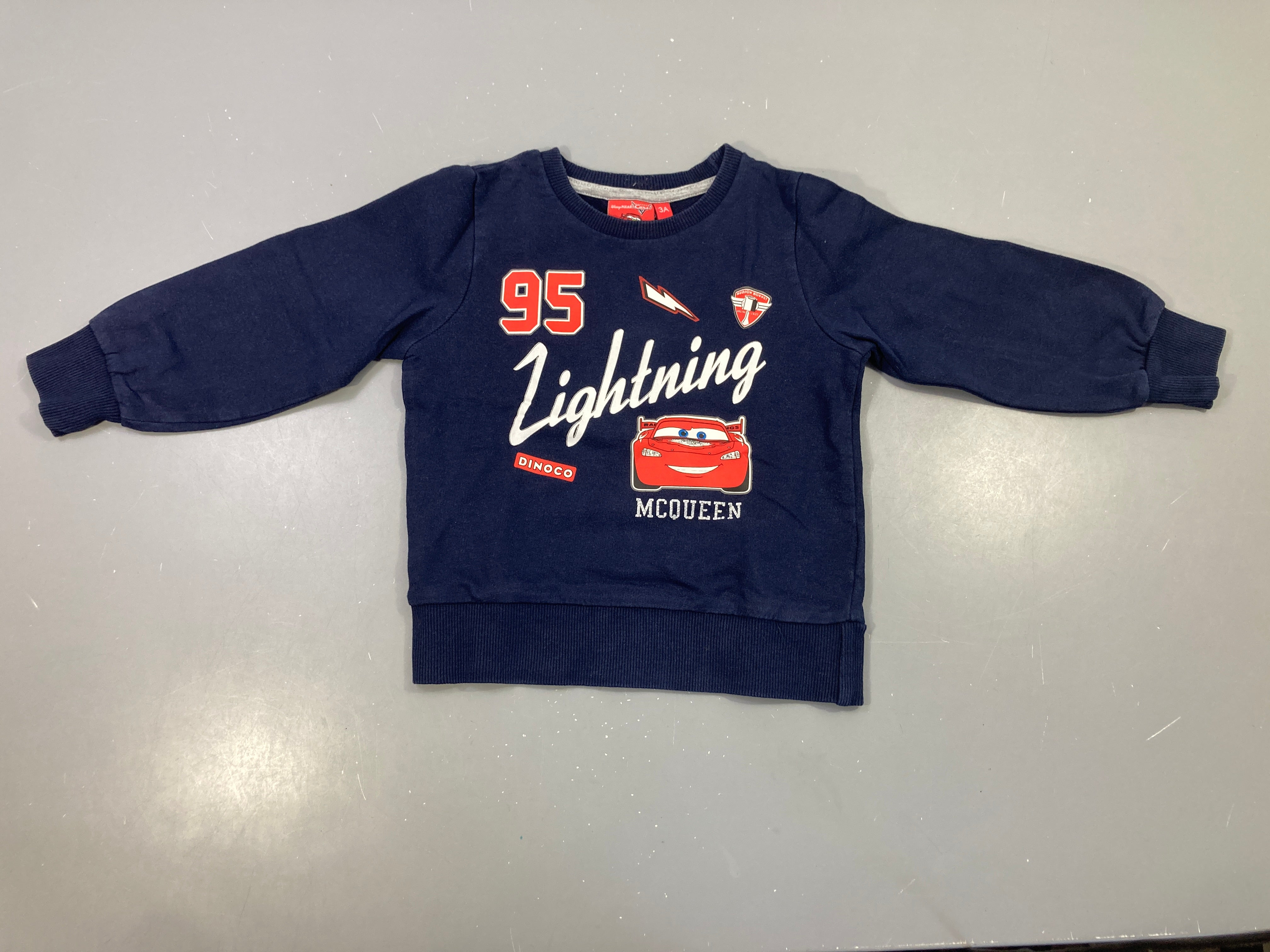 Sweat bleu foncé Cars