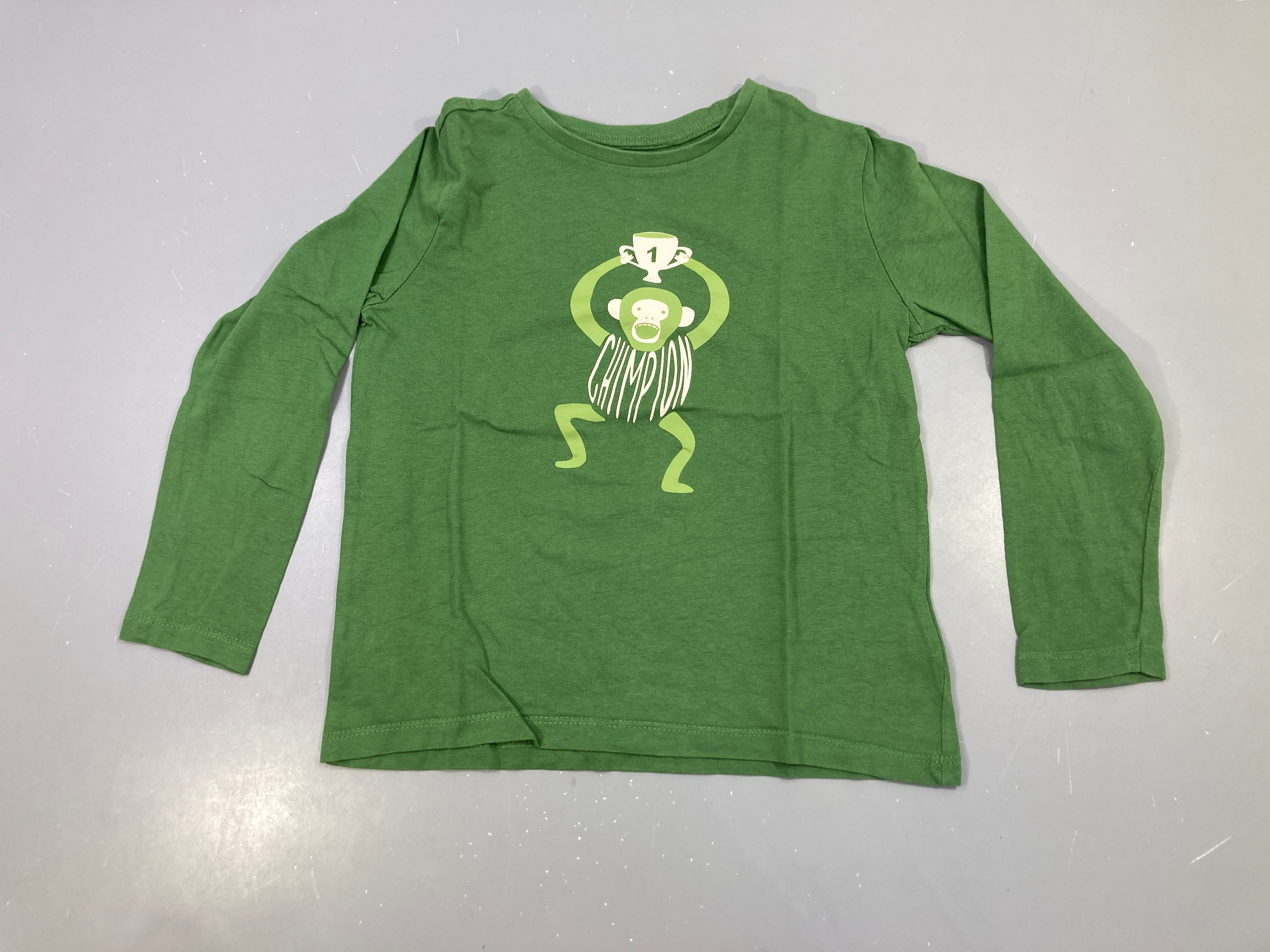 T-shirt m.l vert singe