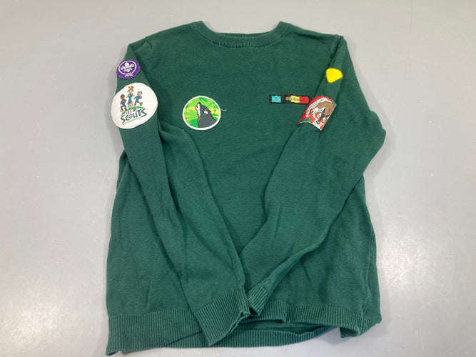 Short molleton denim foncé, Deux par Deux, moins cher chez Petit Kiwi