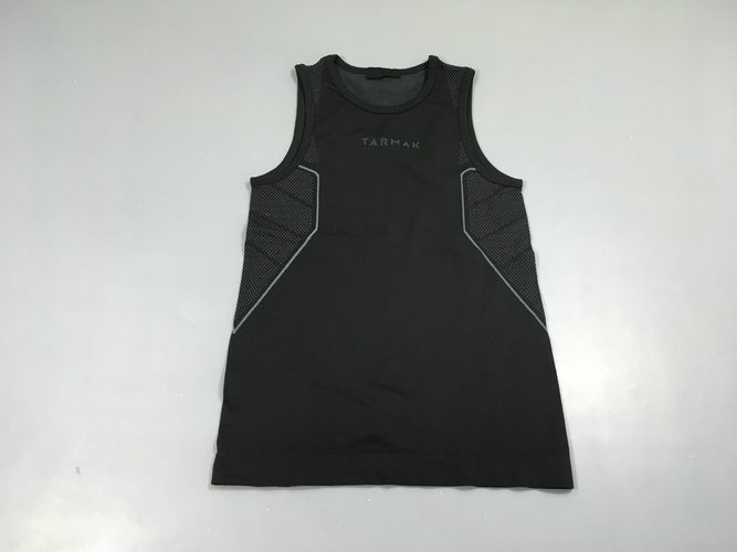 Débardeur de sport noir Tarmak, moins cher chez Petit Kiwi