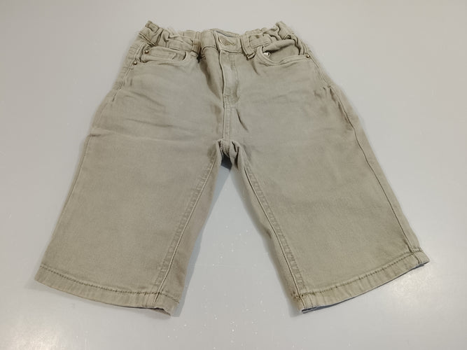 Bermuda denim kaki, moins cher chez Petit Kiwi