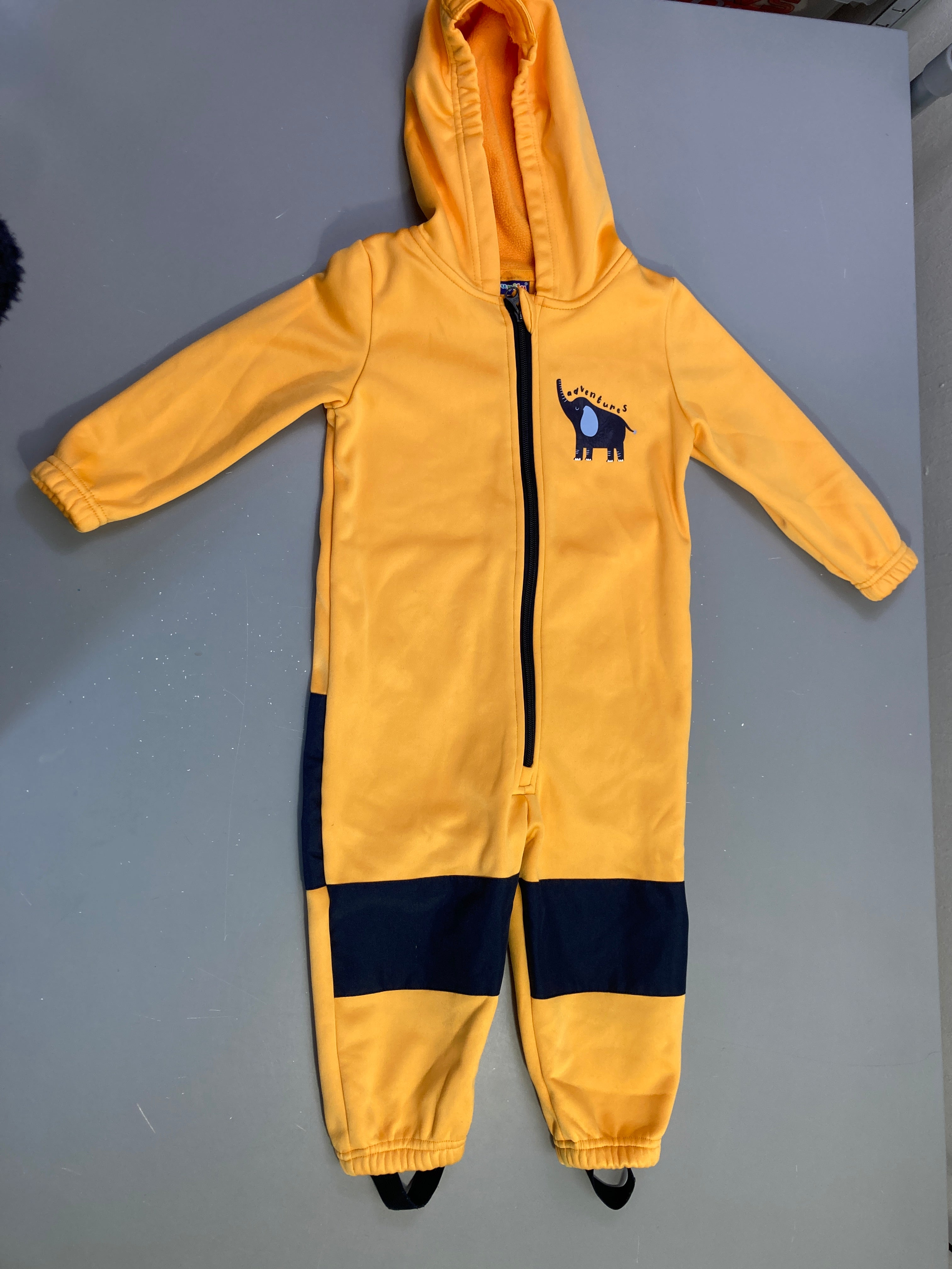 Combinaison softshell m.l jaune éléphant adventures capuche