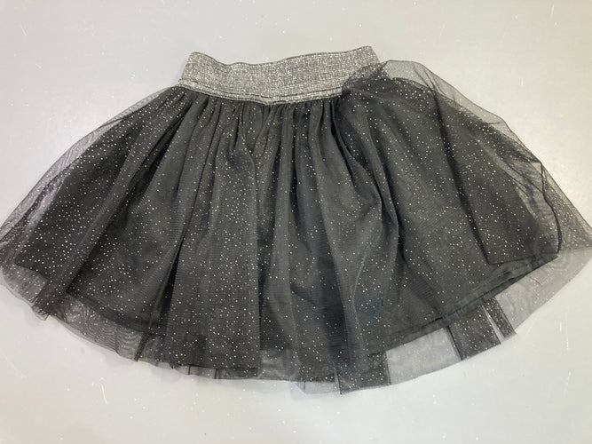 Jupe tulle noire pailletée, moins cher chez Petit Kiwi