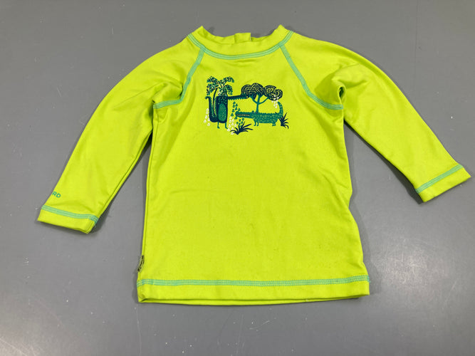 T-shirt m.l anis crocos, Profilter UPF 50+, Tribord, moins cher chez Petit Kiwi