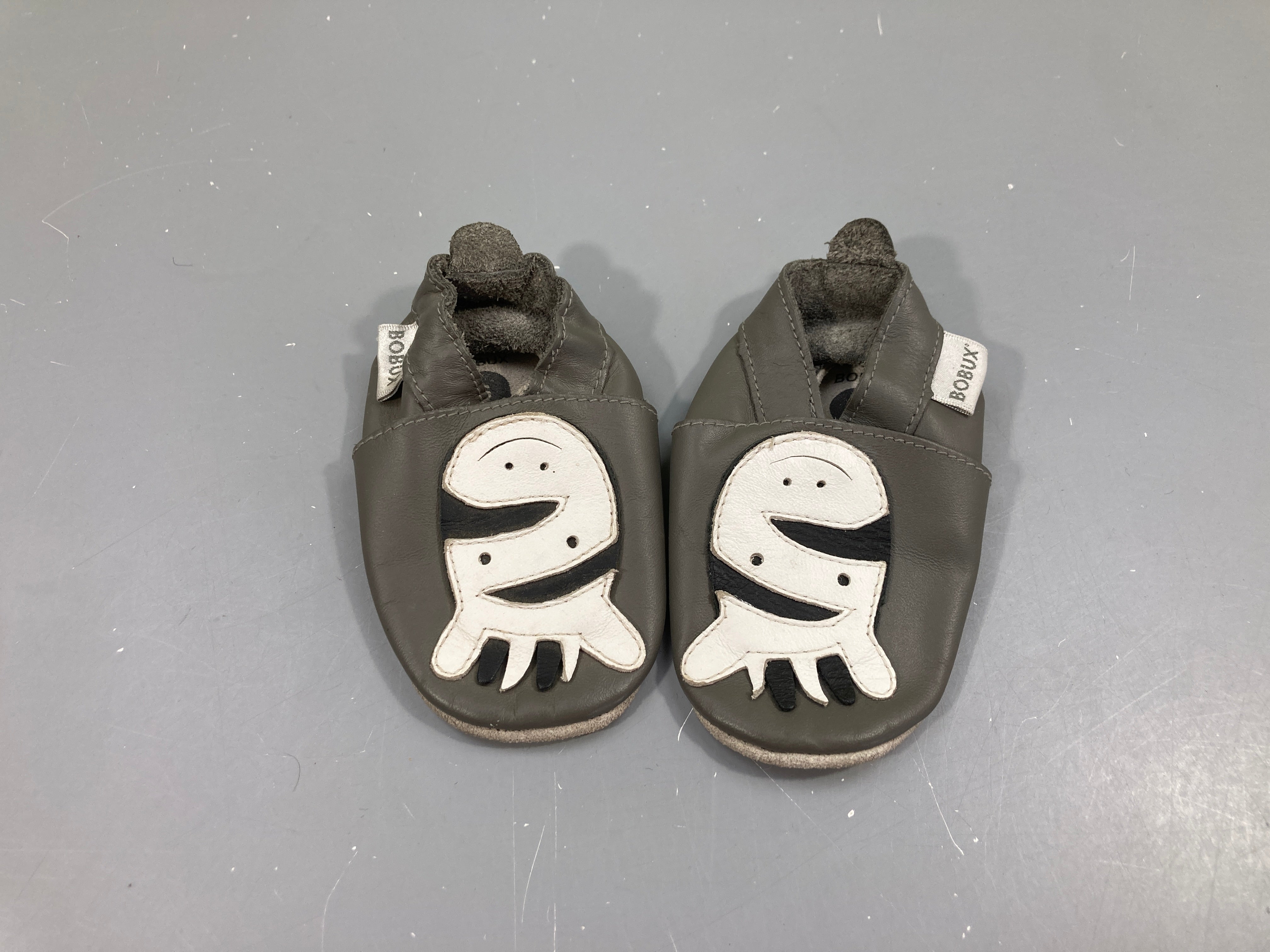 Bobux grise zèbre S 3-9m