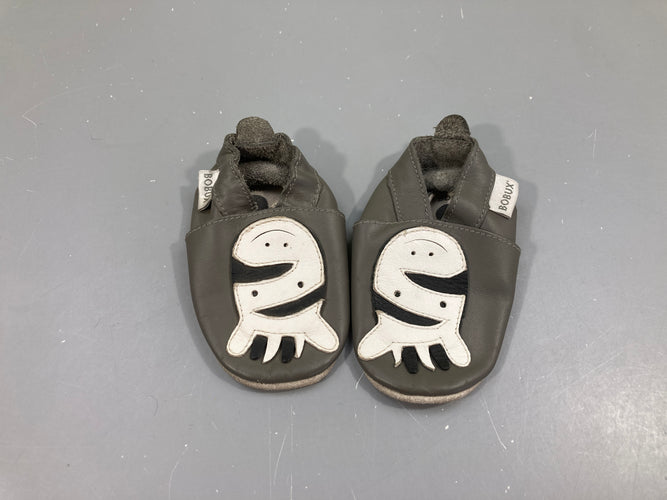 Bobux grise zèbre S 3-9m, moins cher chez Petit Kiwi