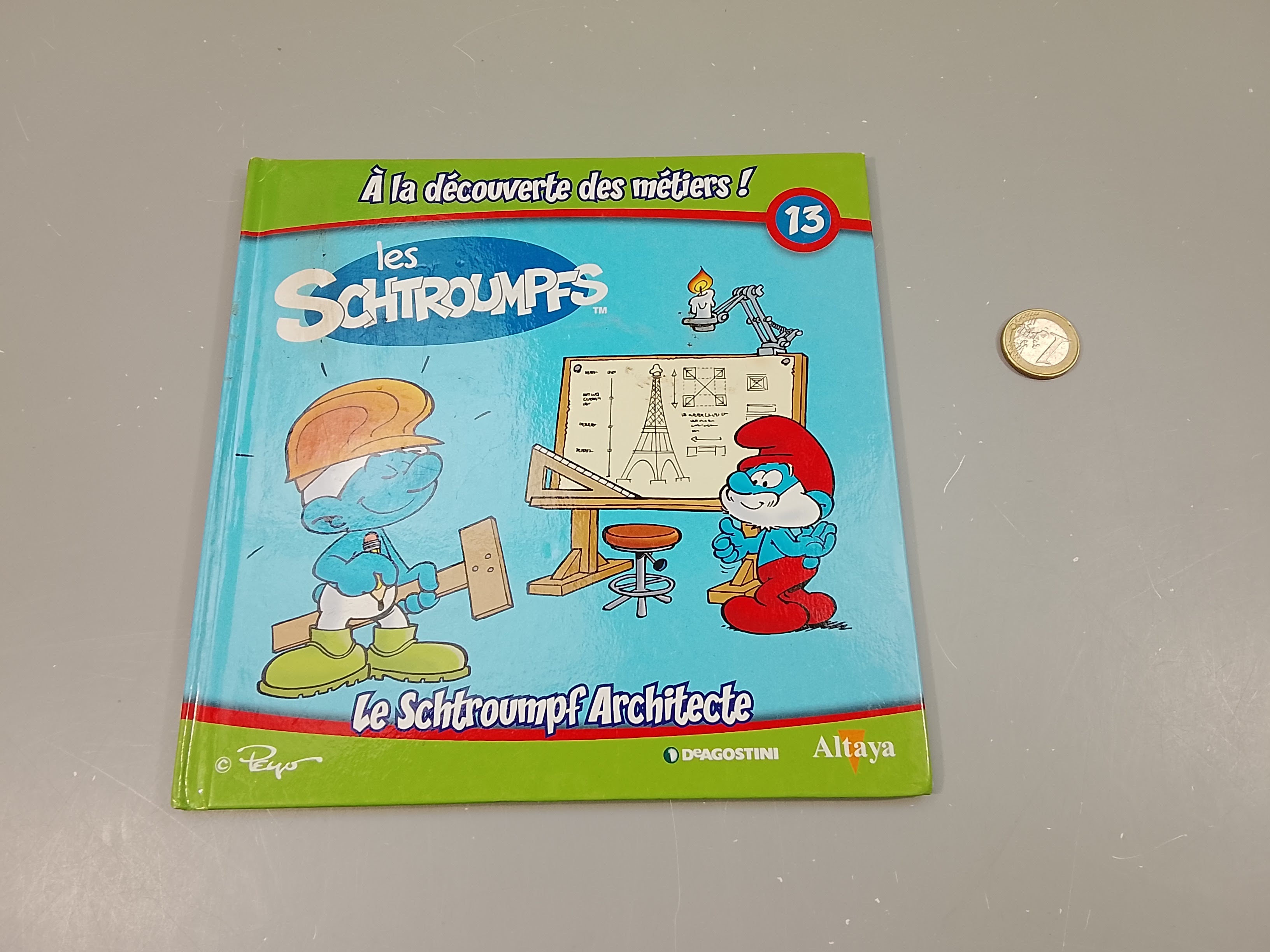 Les schtroumpfs, à la découverte des métiers . Le schtroumpf Archite.cte