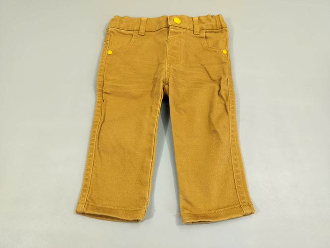 Pantalon jaune moutarde, moins cher chez Petit Kiwi