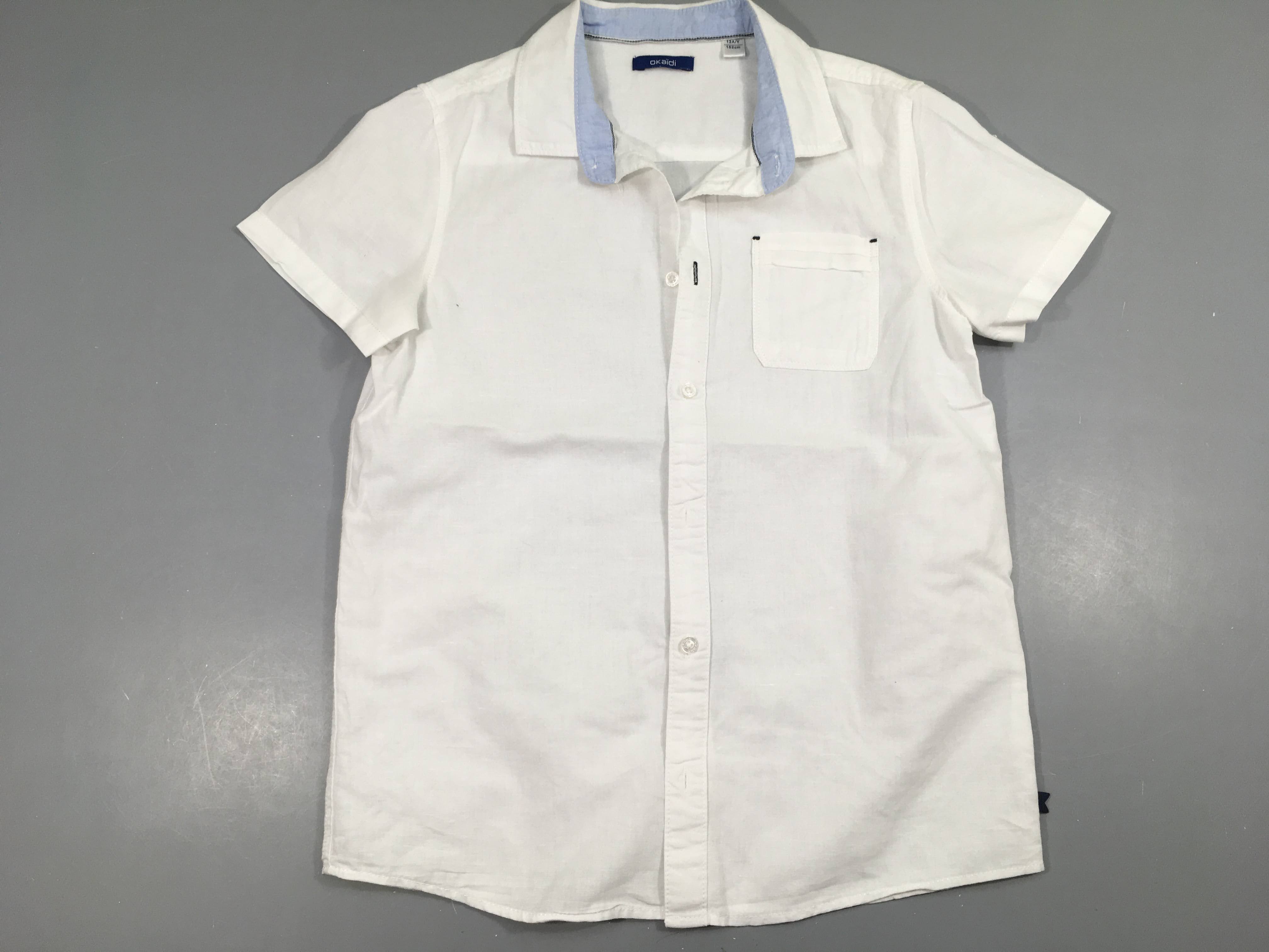 Chemise m.c blanche