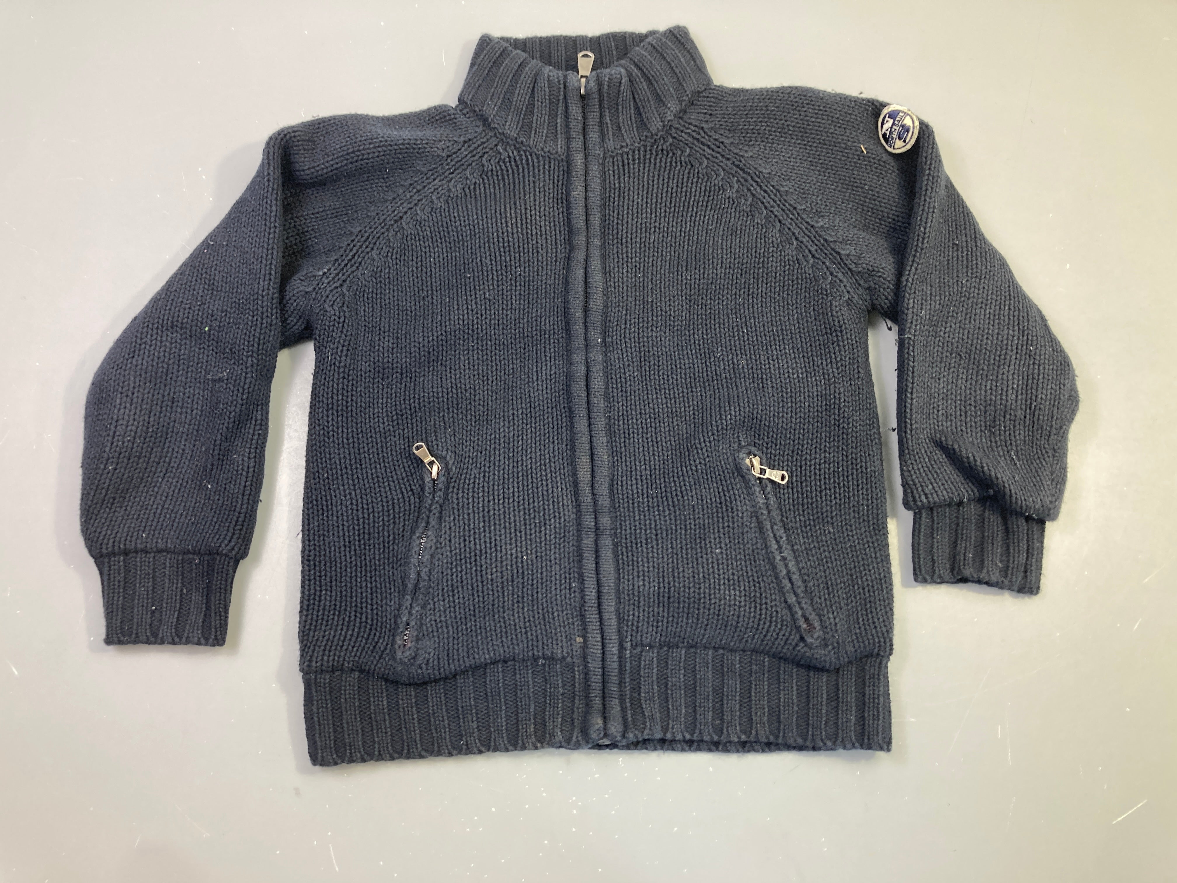 Gilet zippé tricot marine doublé jersey North Sails
