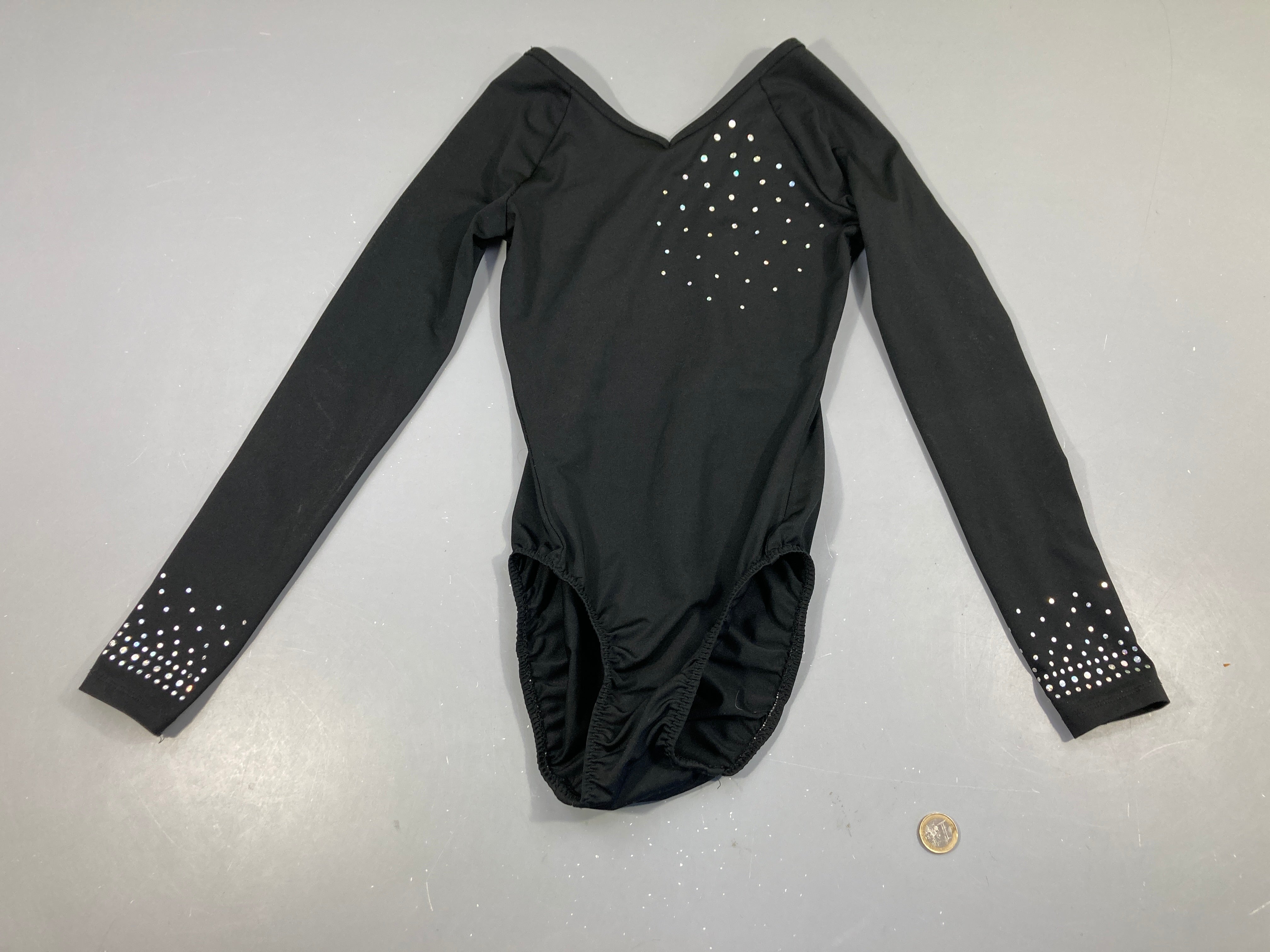 Maillot de gym/danse noir Domyos