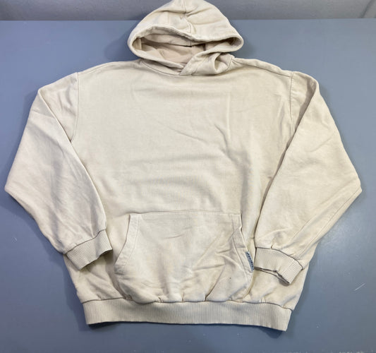 Sweat à capuche beige uni, moins cher chez Petit Kiwi