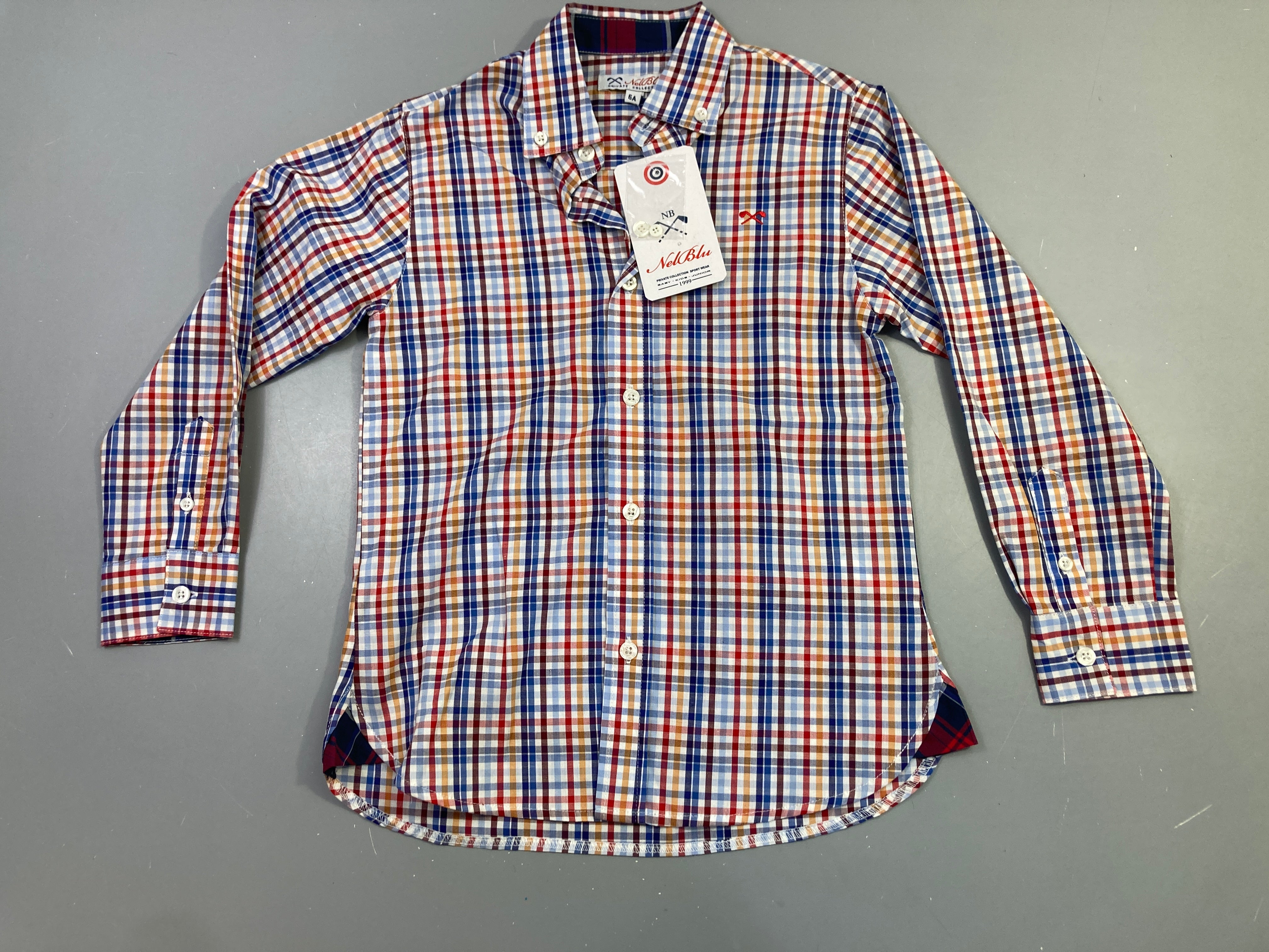 Chemise ml vichy multicolore, NelBlu