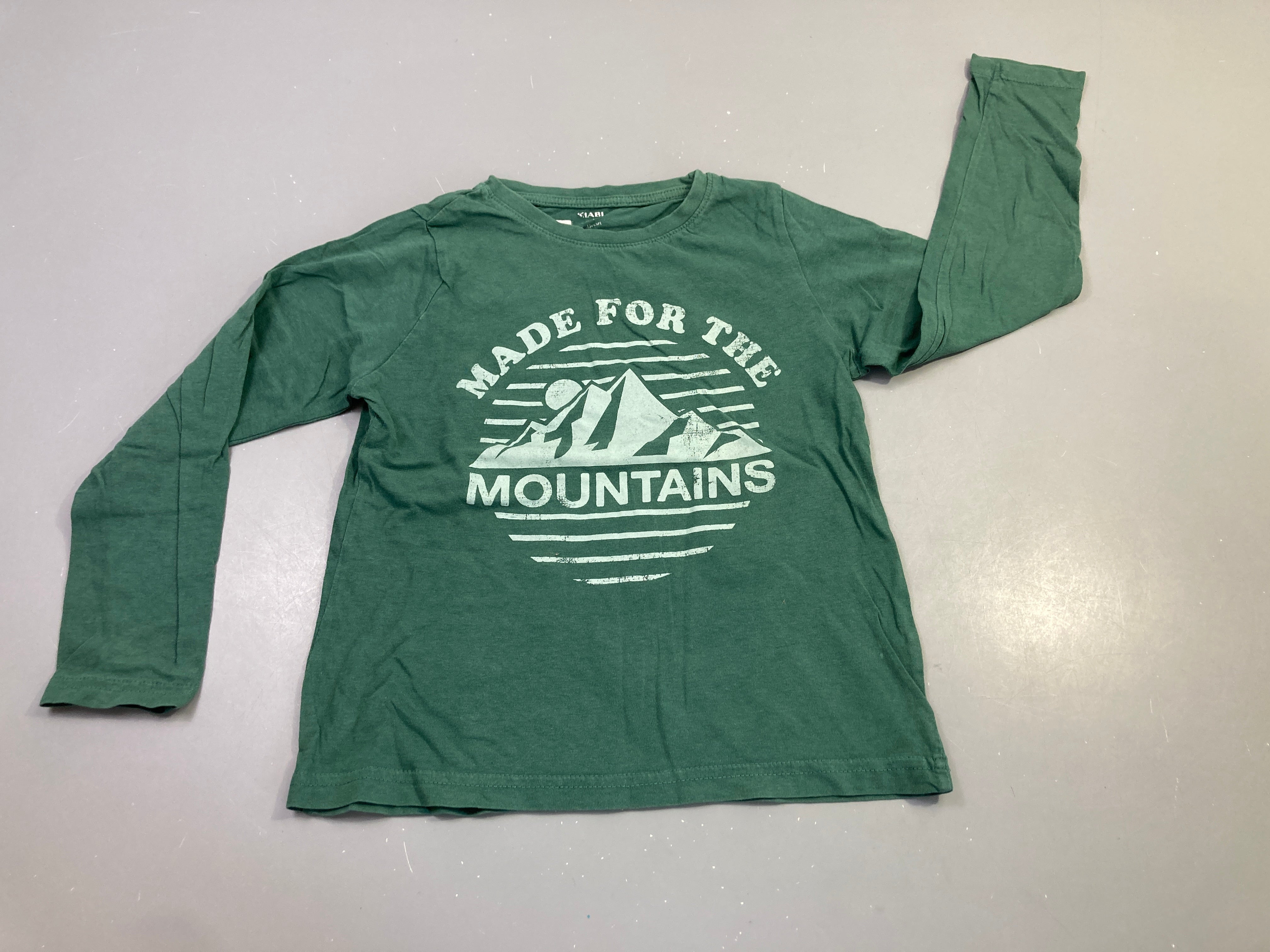 T-shirt m.l vert made for the mountains