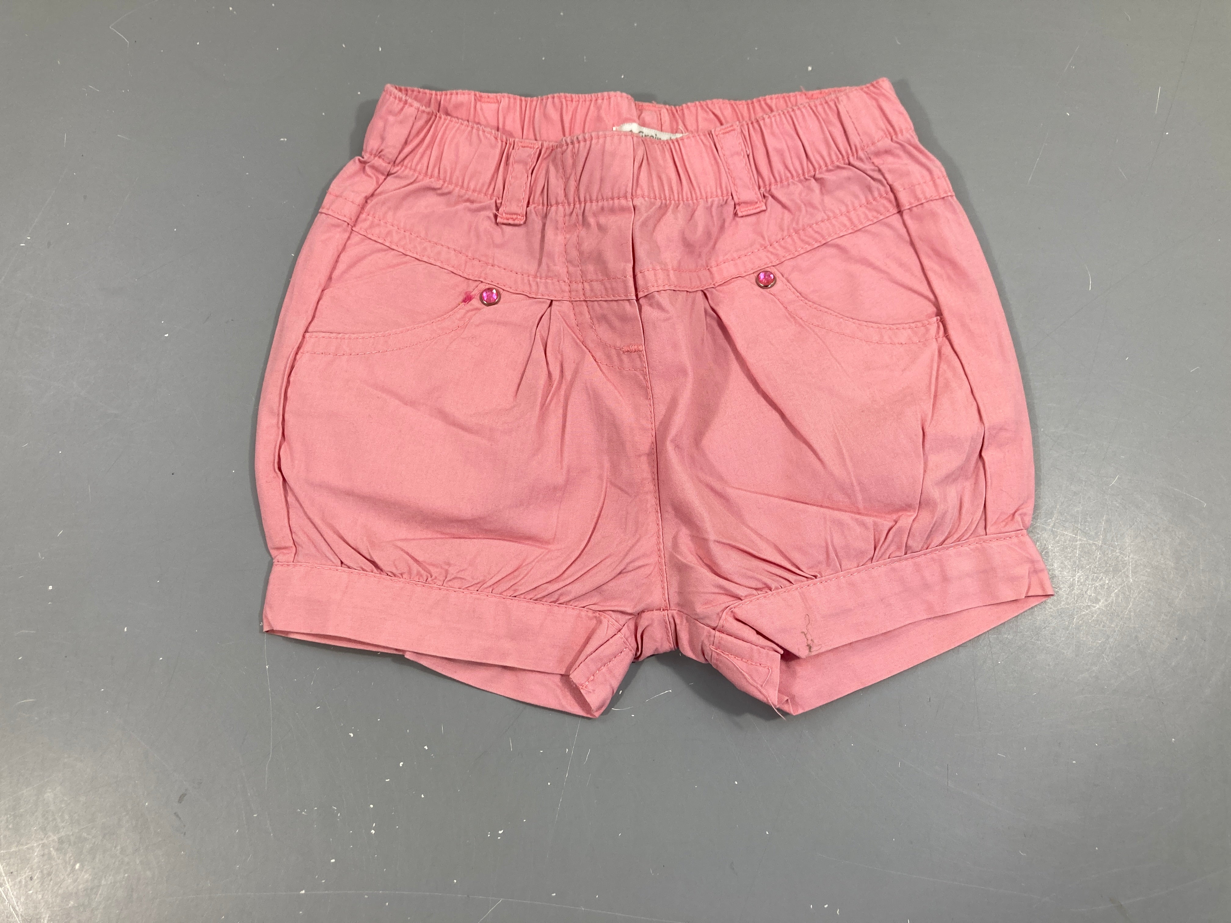 Short coton rose